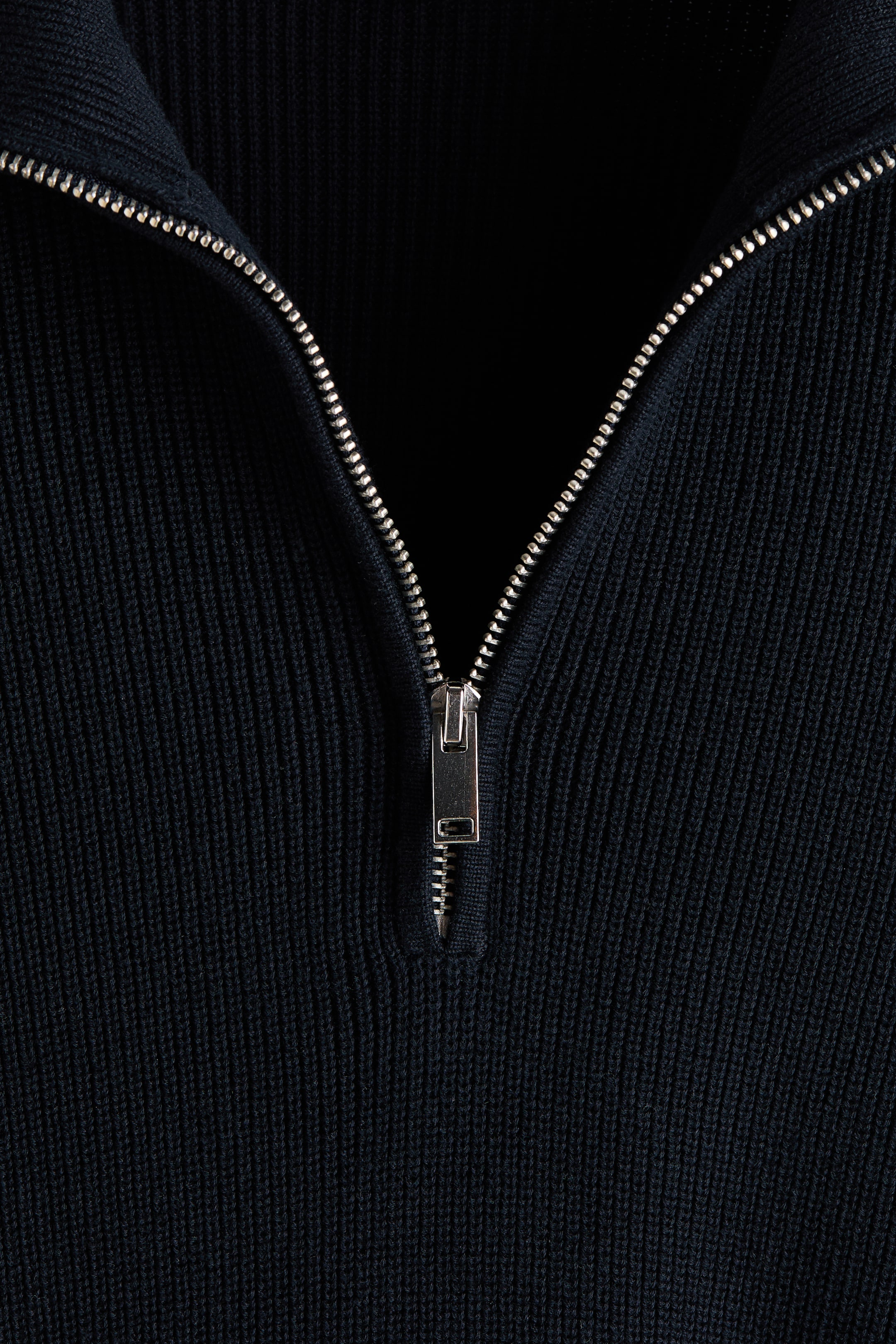Regular-Fit Half-Zip Sweater