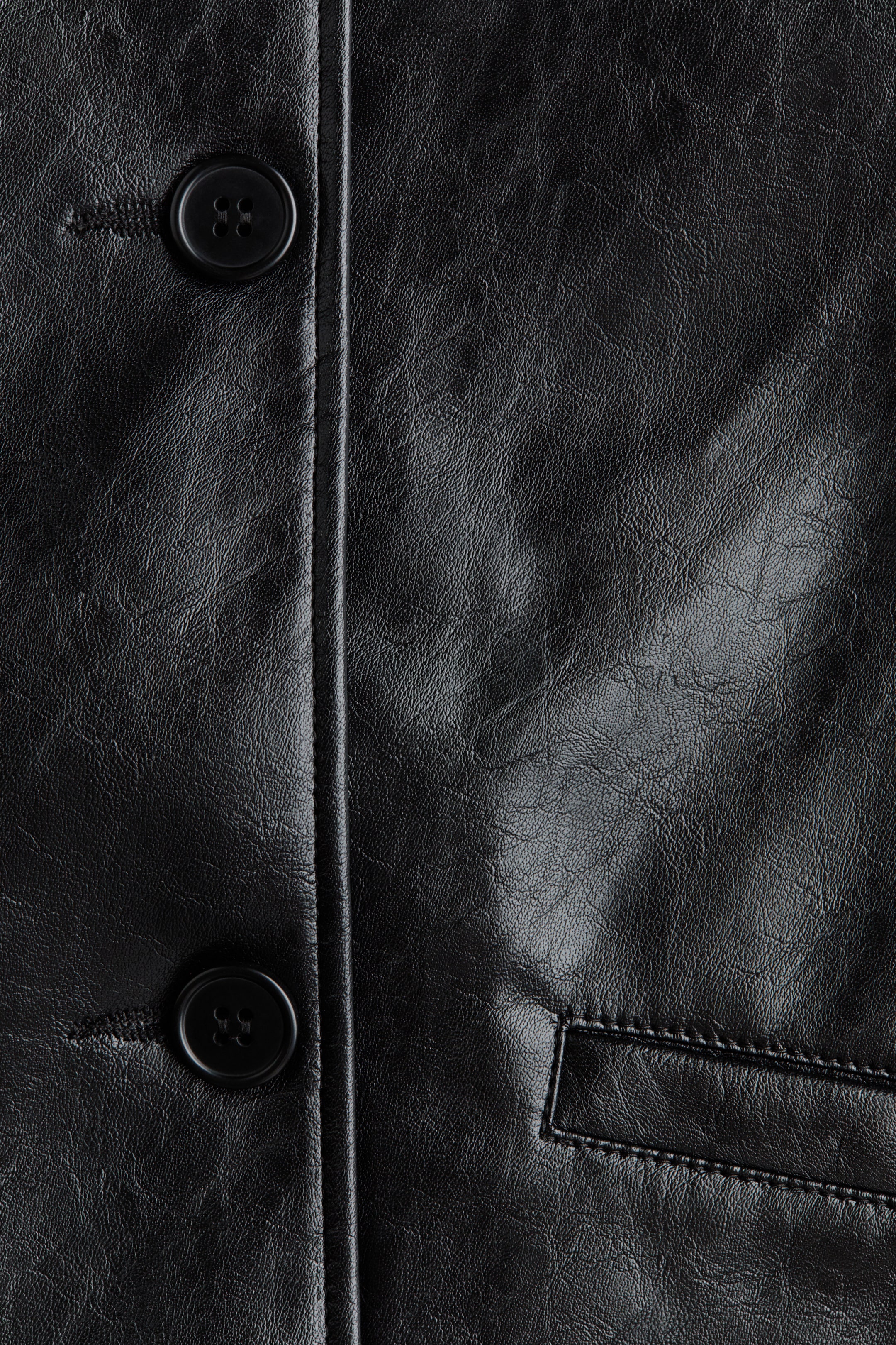 Женские куртки H&M Coated Jacket — фото 7
