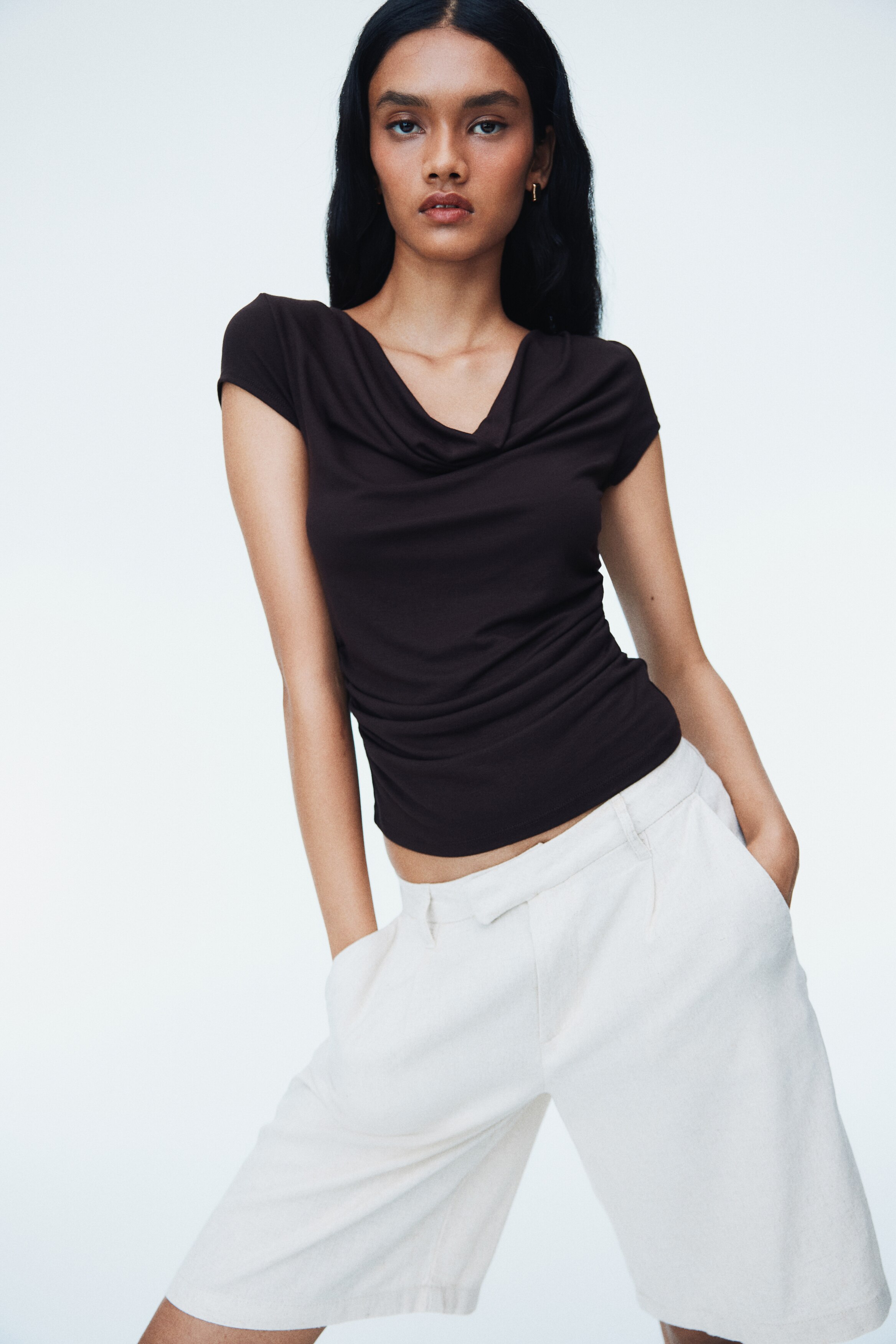 Draped top