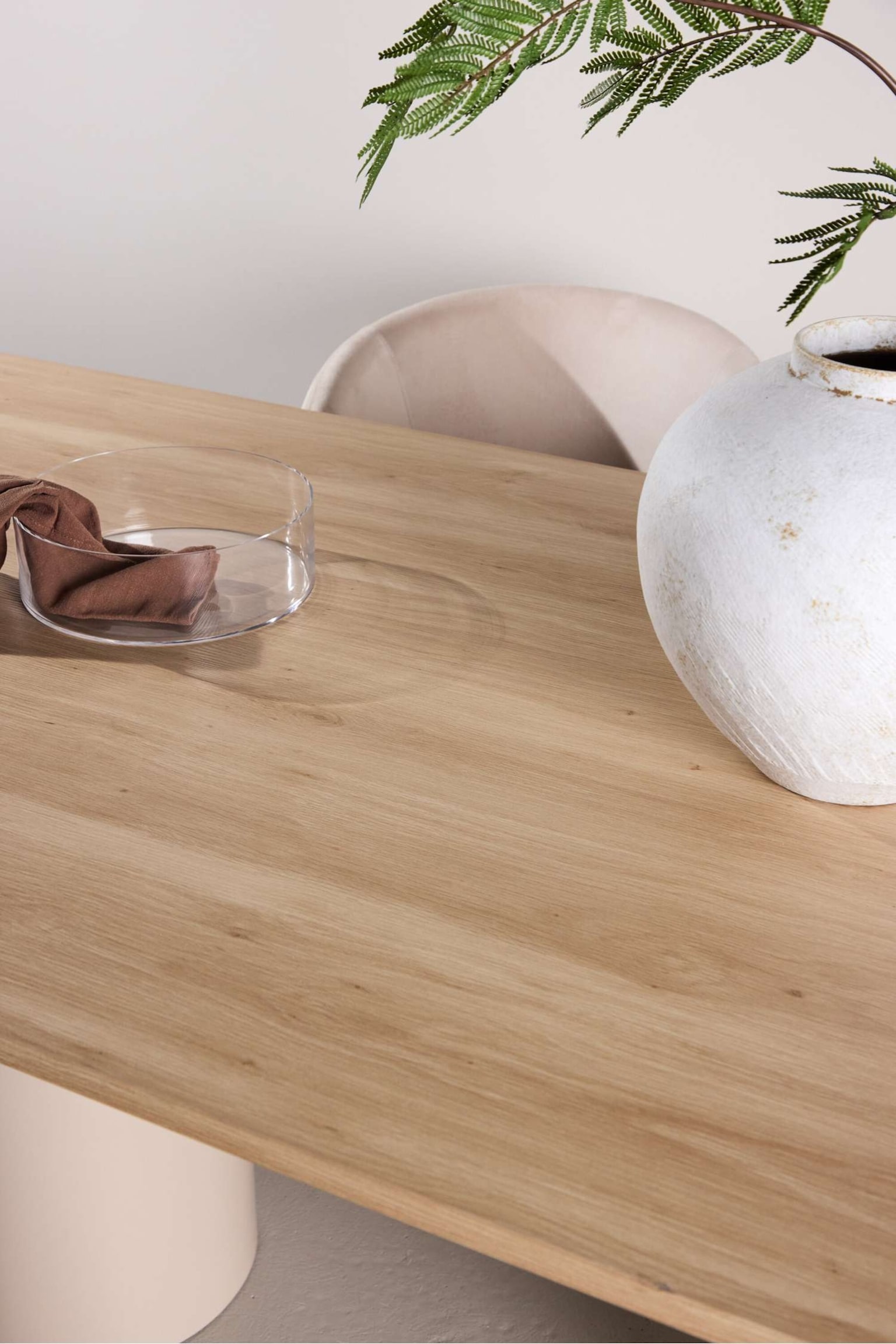 Olivia Dining Table - Mdf, Hvidlaseret - 6