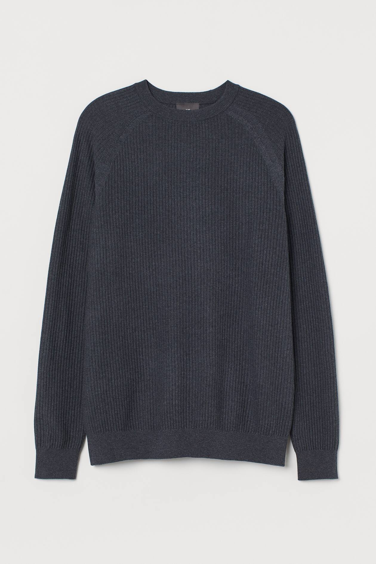 Muscle Fit Knit Sweater - Dark gray - Men | H&M US