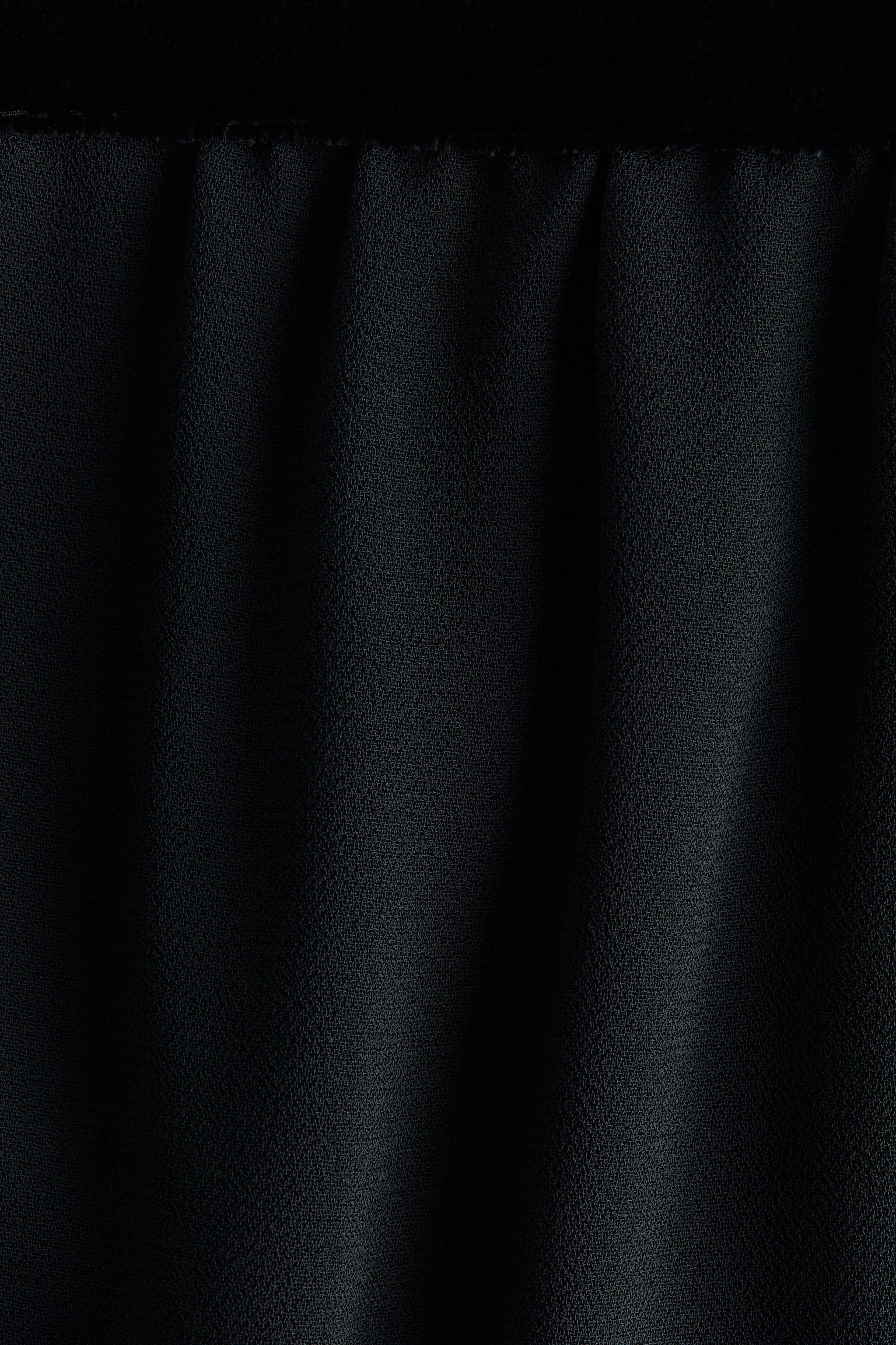 Šifonové kalhoty - Černá - 3