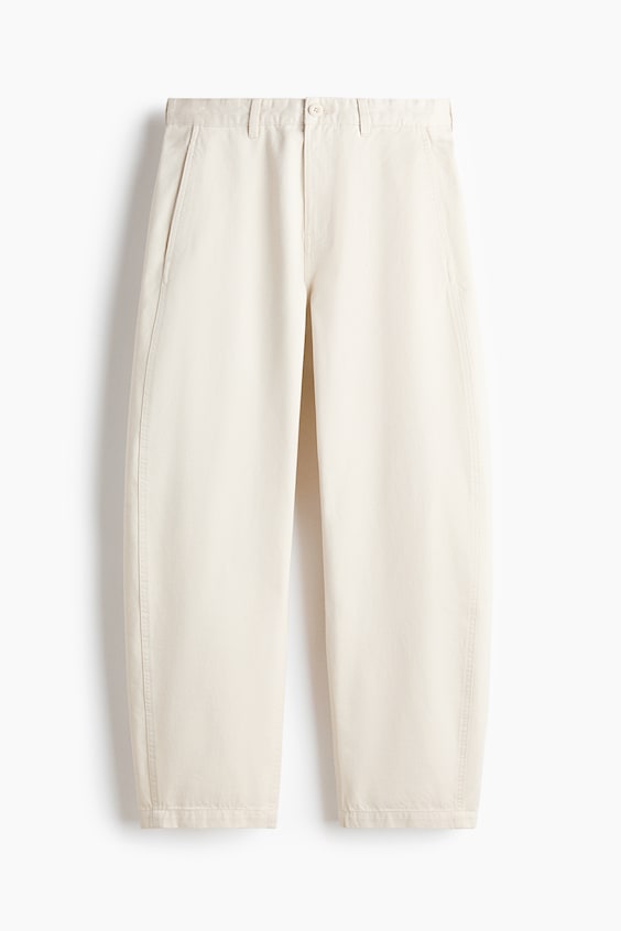 Мужские брюки H&M Relaxed-Fit Barrel-Leg Chinos