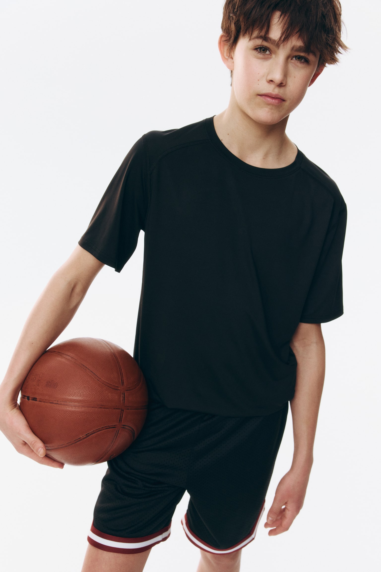 Basketball shorts with DryMove™ - Black/Green/Colour block/Dark blue - 1
