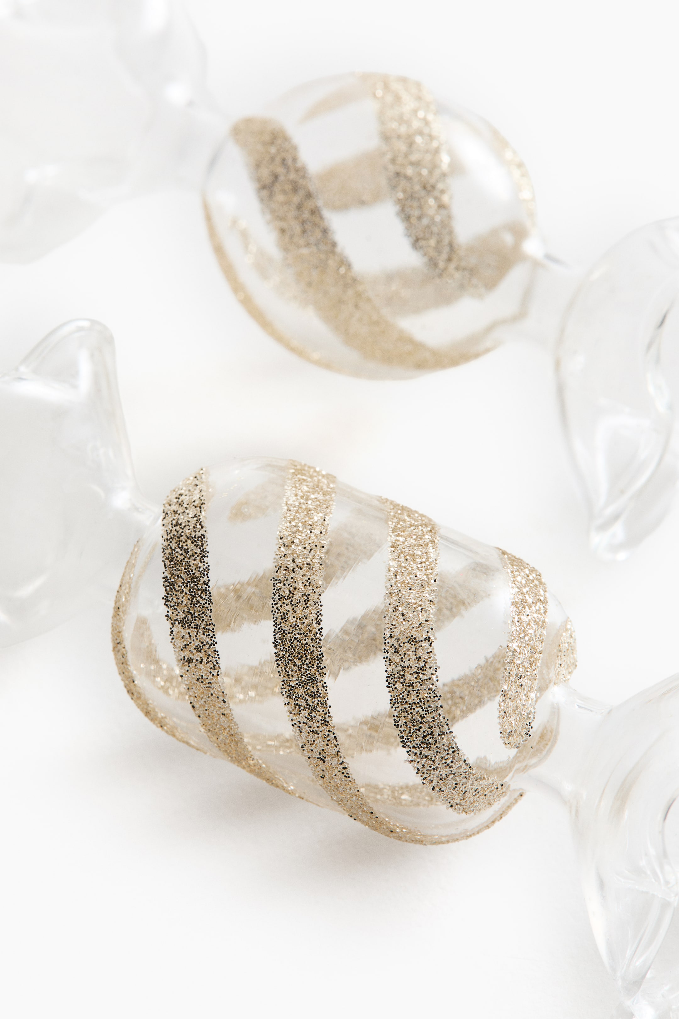 2-Pack Glass Ornaments