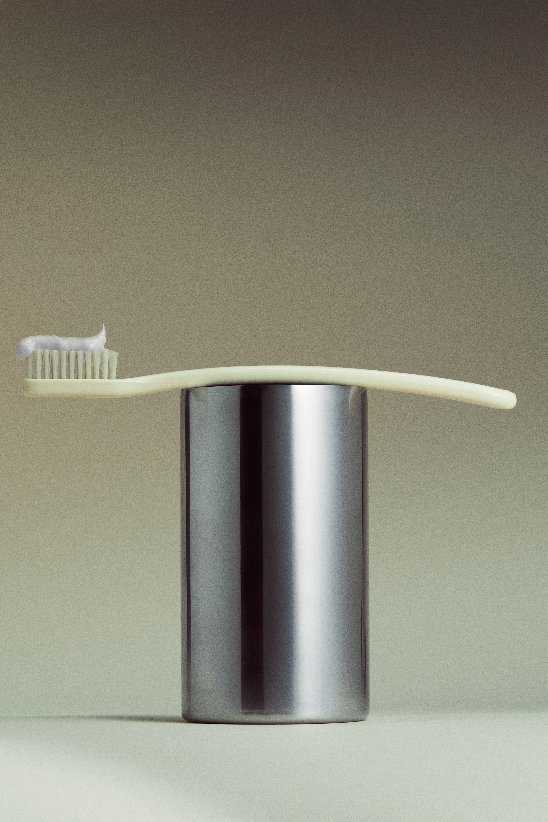H & M - ステンレススチールトゥースブラシスタンド - シルバー H & M - ステンレススチールトゥースブラシスタンド - シルバー