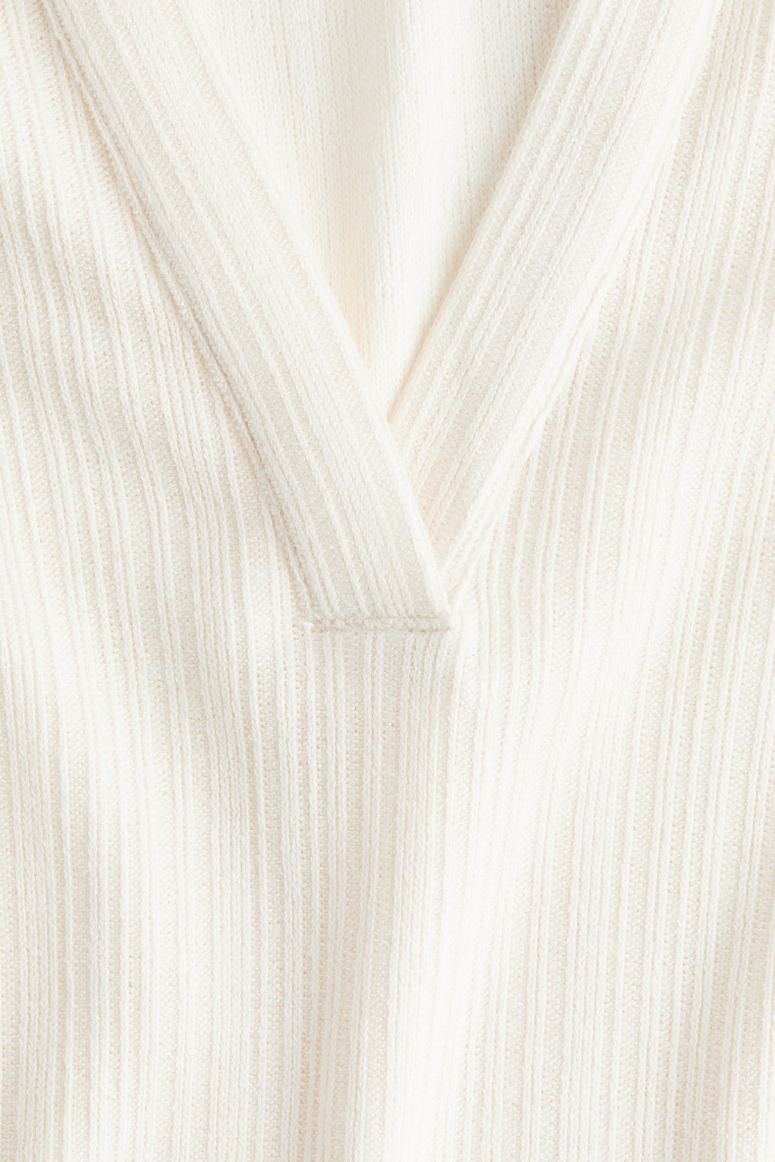 Áo dệt kim gân nổi có cổ - Màu trắng/Màu xanh dương đậm/Màu xanh dương nhạt - 4