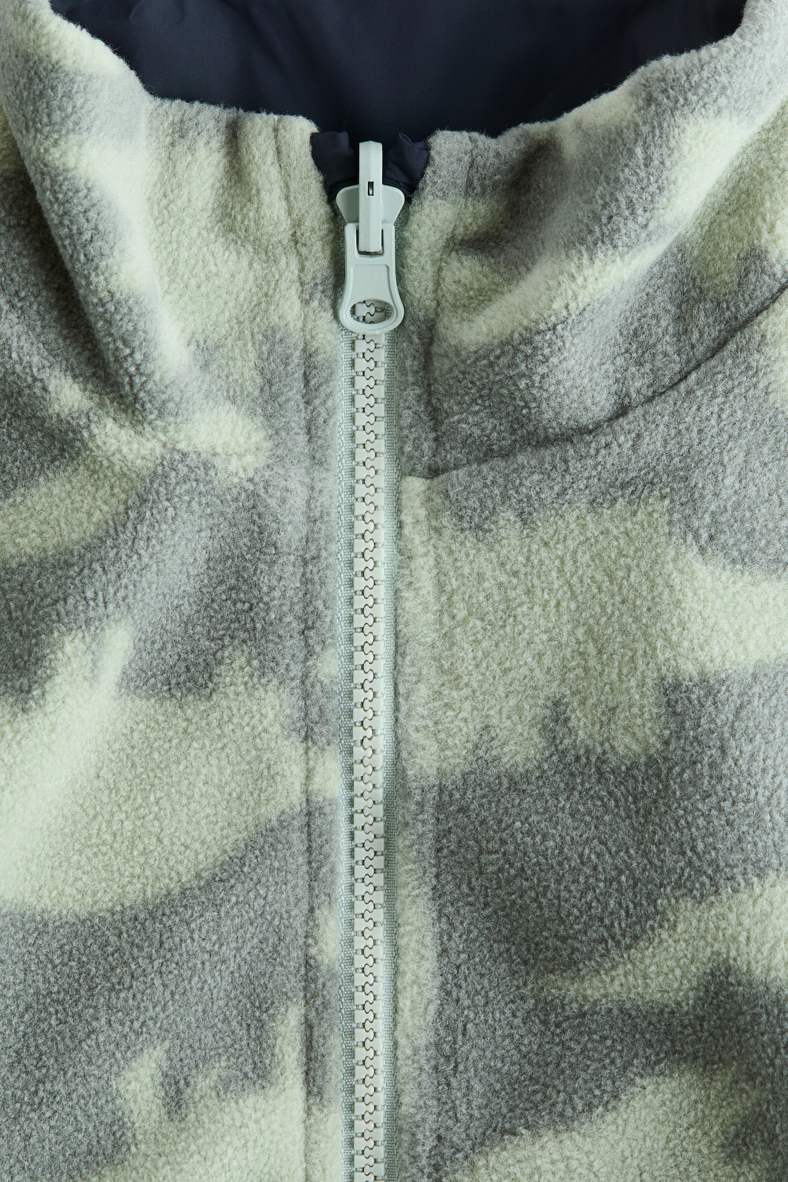 フリース×ナイロン リバーシブルジャケット - グリーン／恐竜 - 8