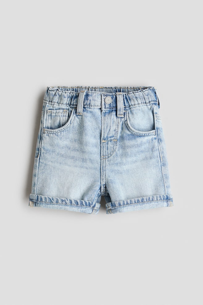 Denim shorts - Light denim blue - 1
