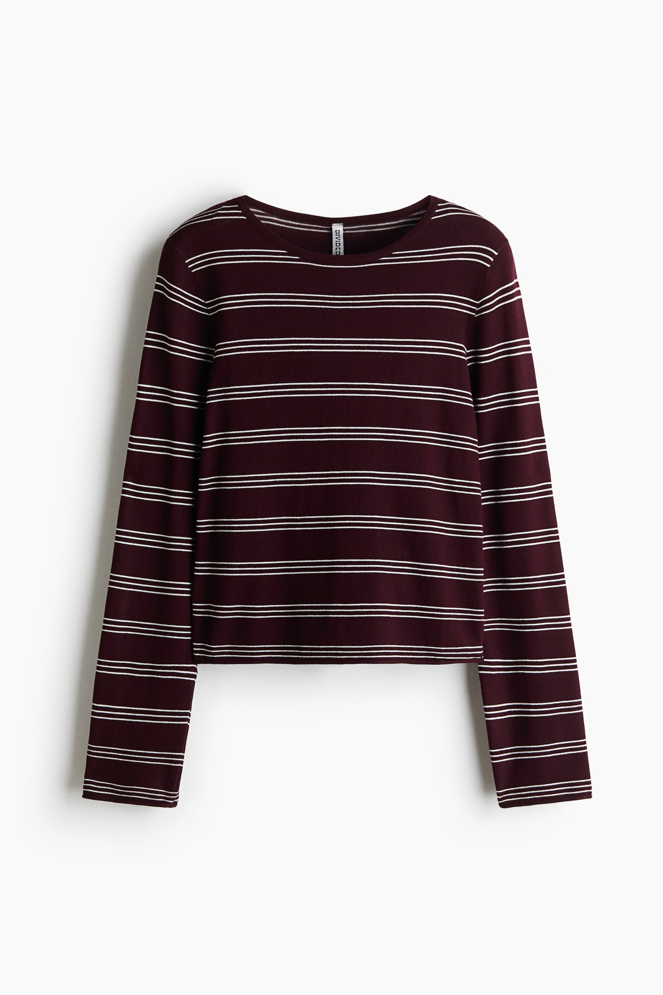 Haut à manches longues en fin tricot