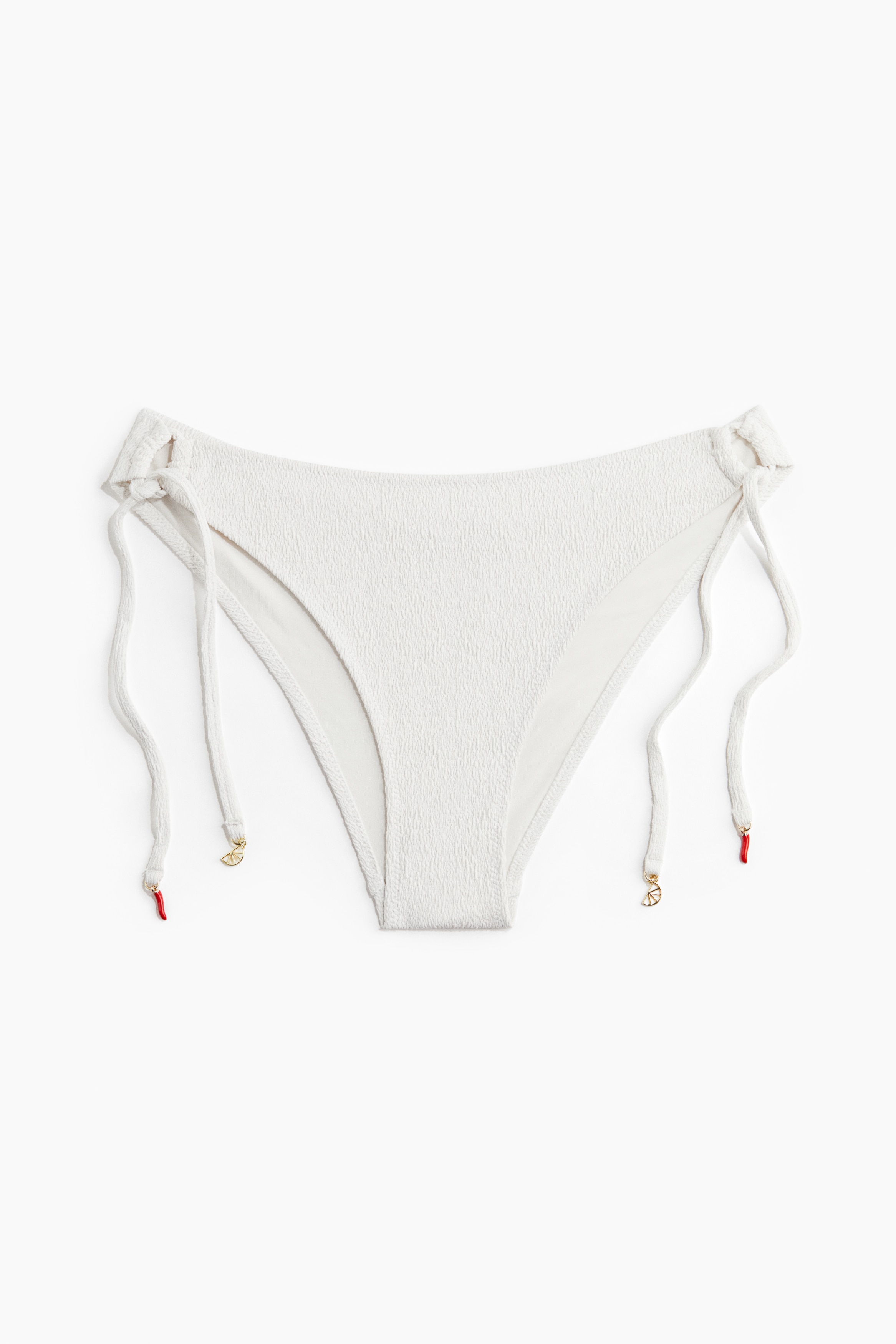 Tie Tanga Cheeky Bikini Bottoms - White/White/Blue stripe/Light pink/Stripe/White/Red stripe/Dark blue