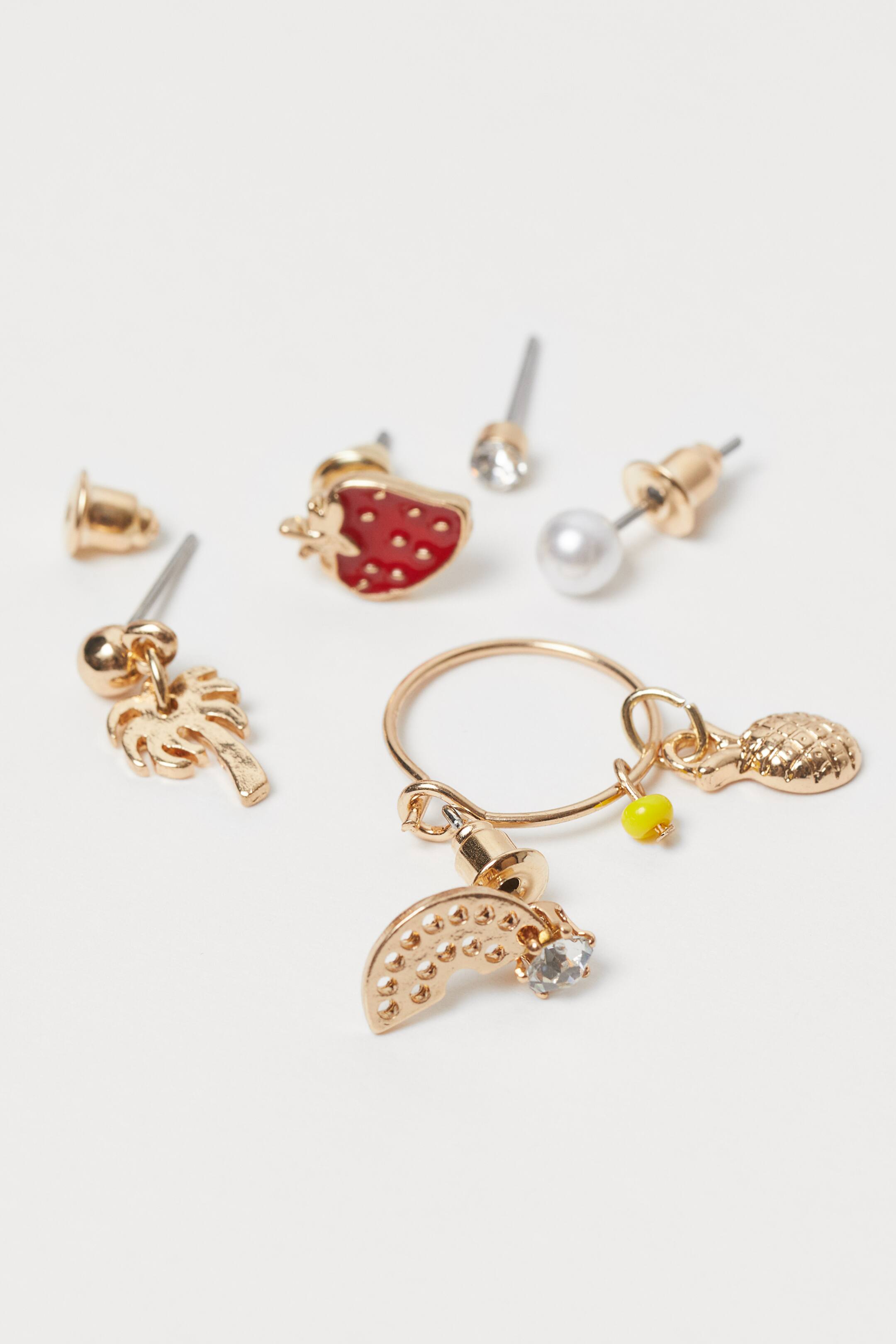 查看大圖: 14對入耳環 - 金色 - Ladies | H&M HK 2