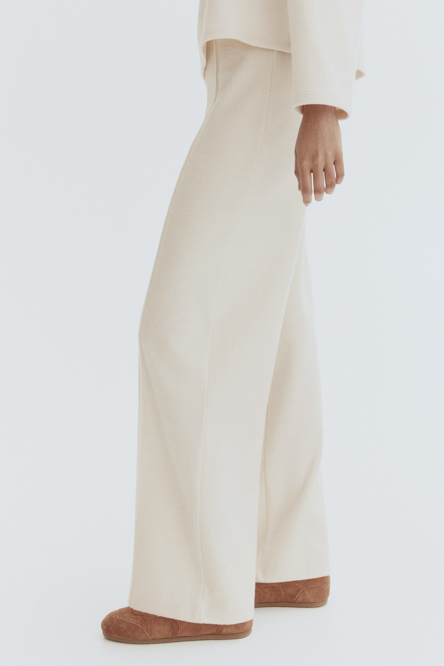 Hose mit Biesennaht - Cream/Burgundy/Dunkelgrün/Navy blue - 5