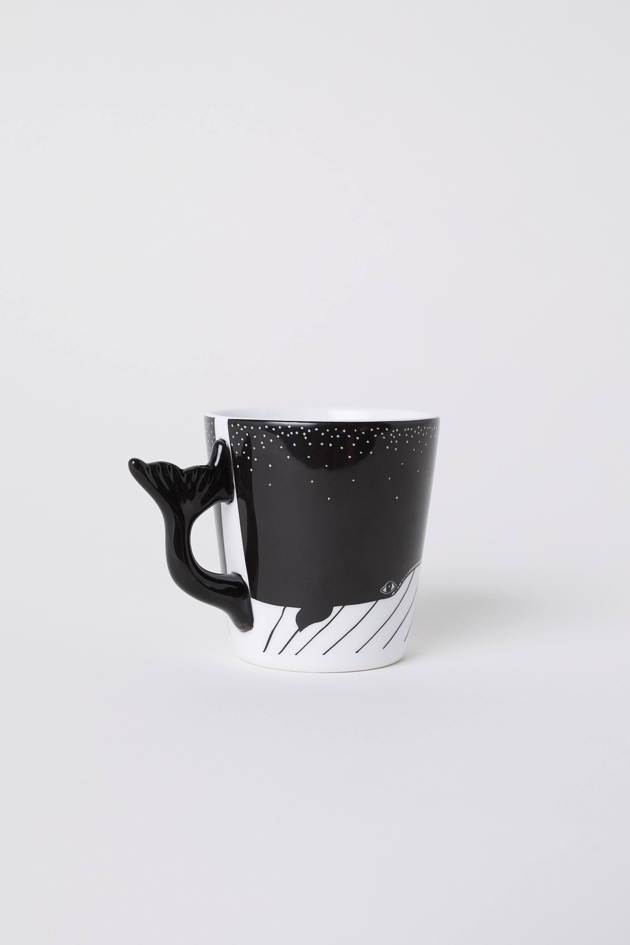 View larger image: Small porcelain mug - White/Black - Home All | H&M IE 3