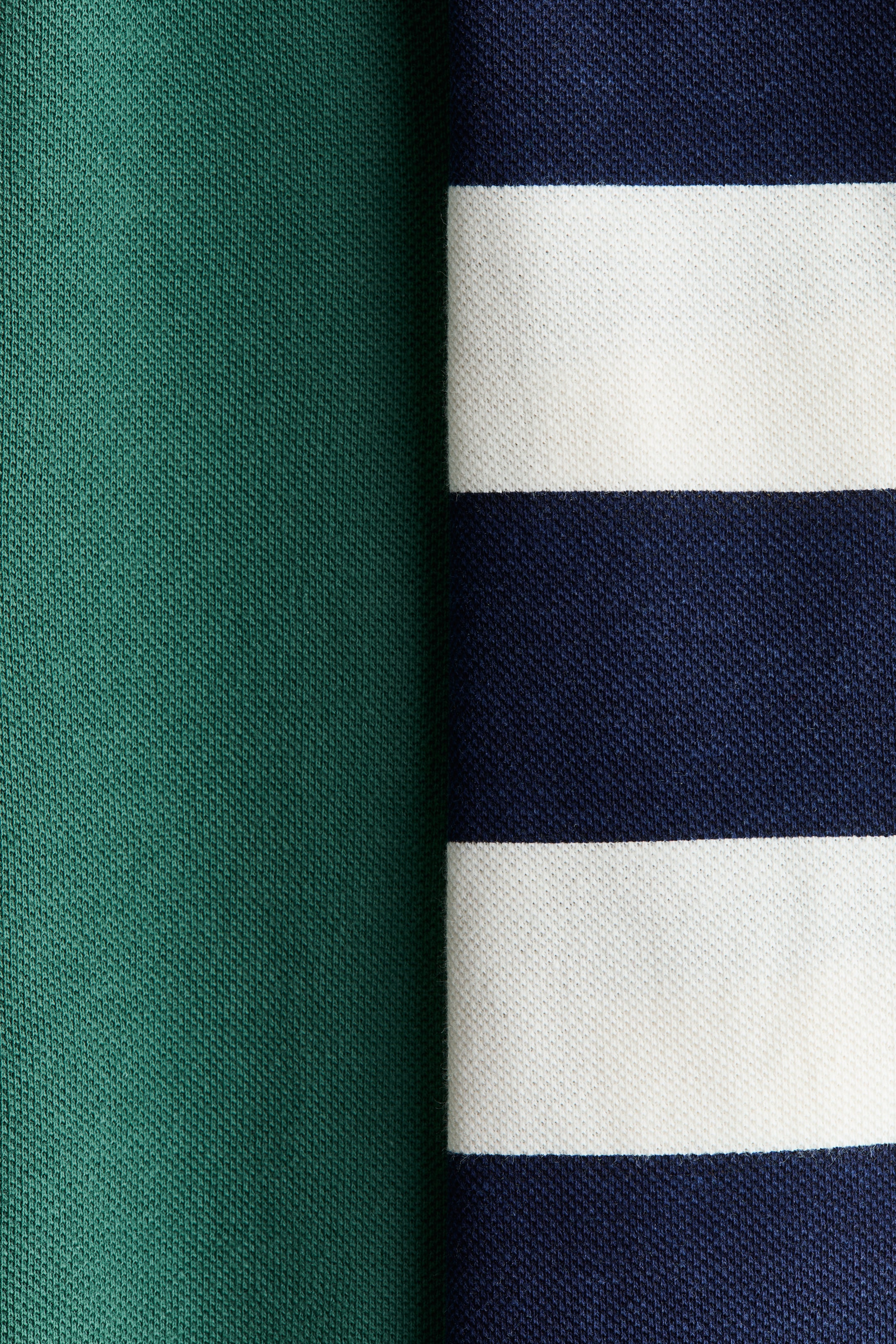 Детские рубашки H&M 2-Pack Cotton Piqué Polo Shirts — фото 2