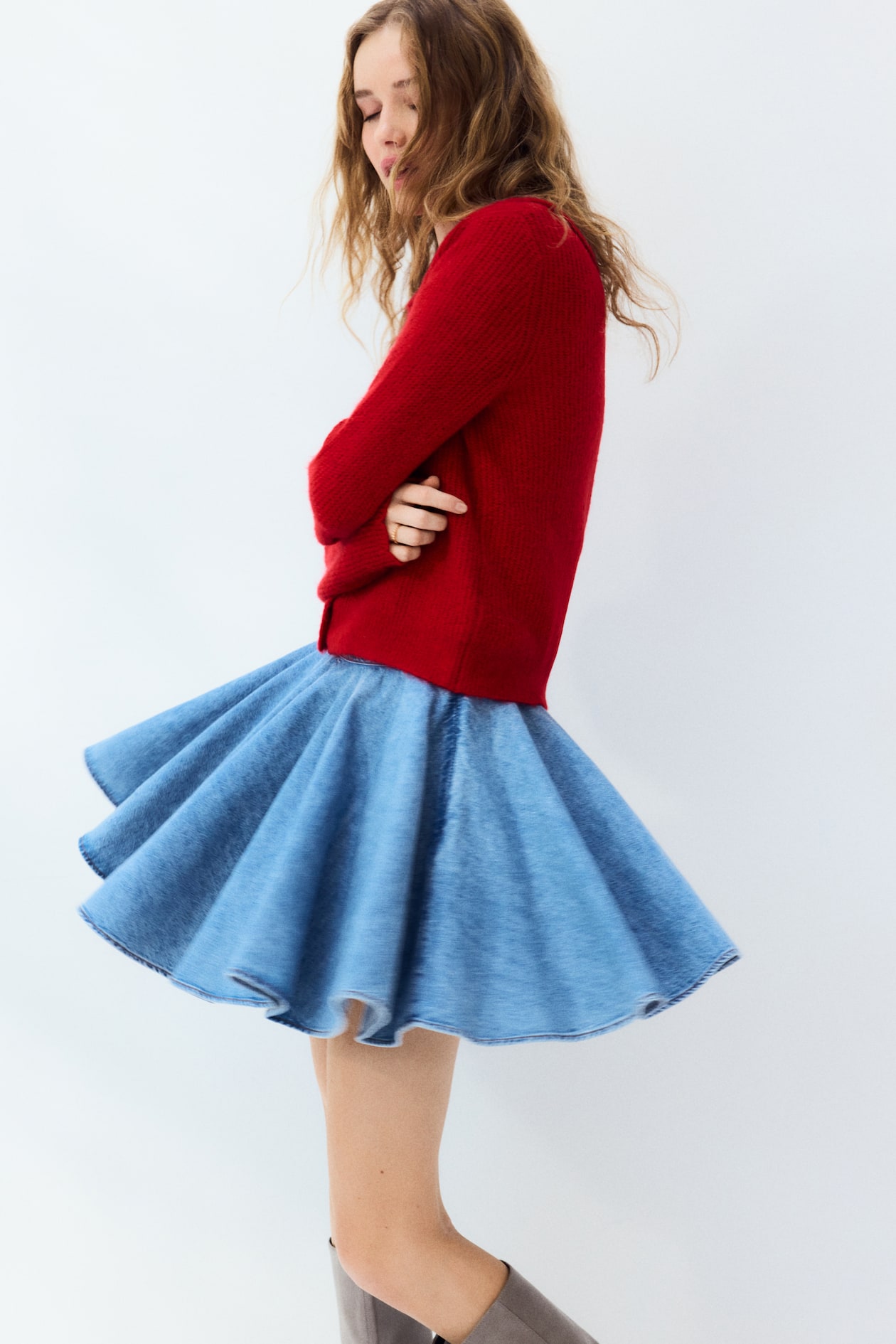 Cardigan with Collar - image 2