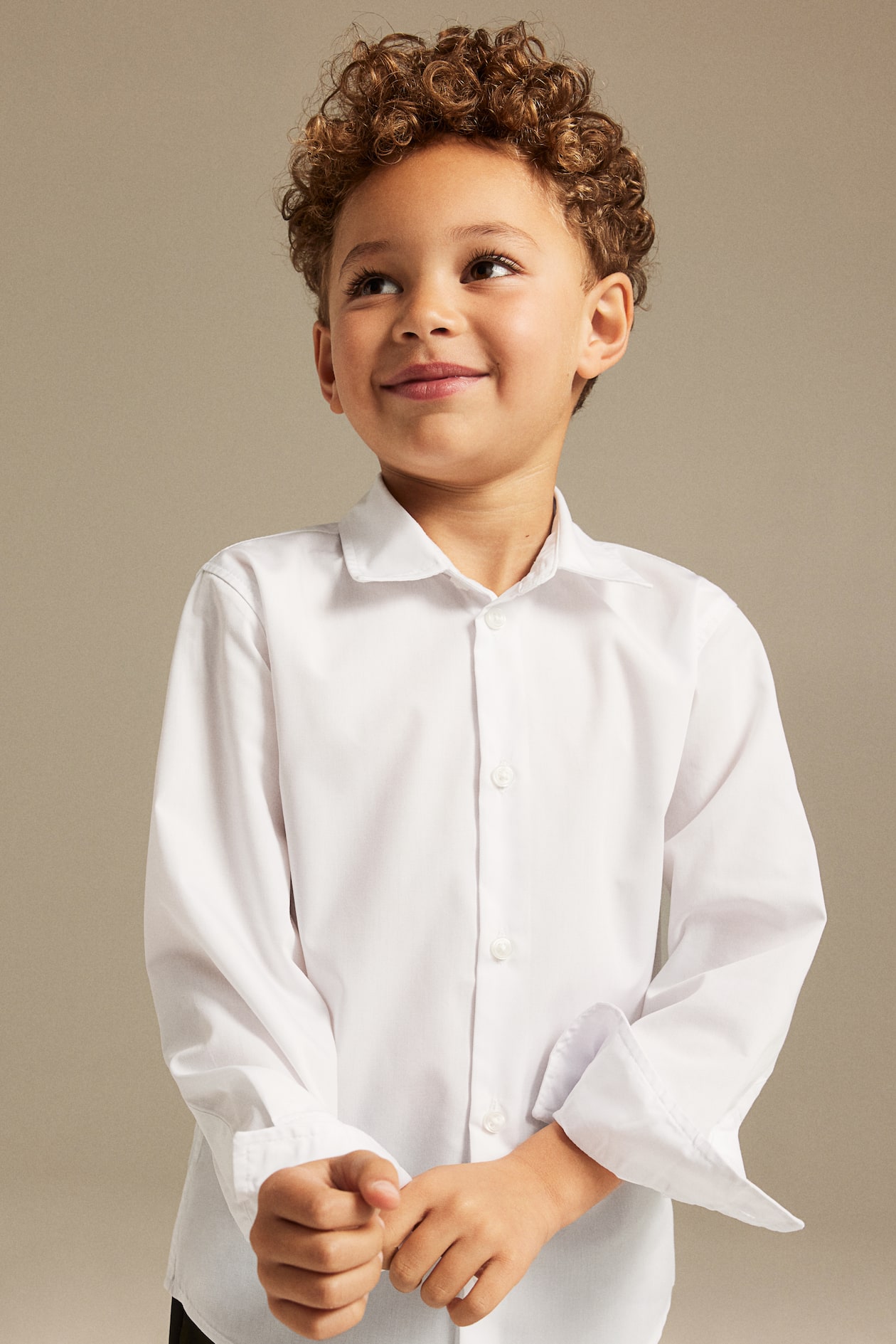 Easy-iron shirt - White - Kids | H&M GB