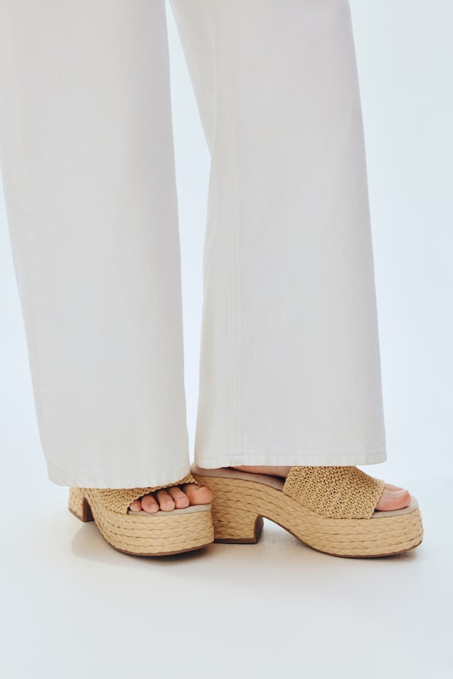 Heeled espadrilles-Beige - 5