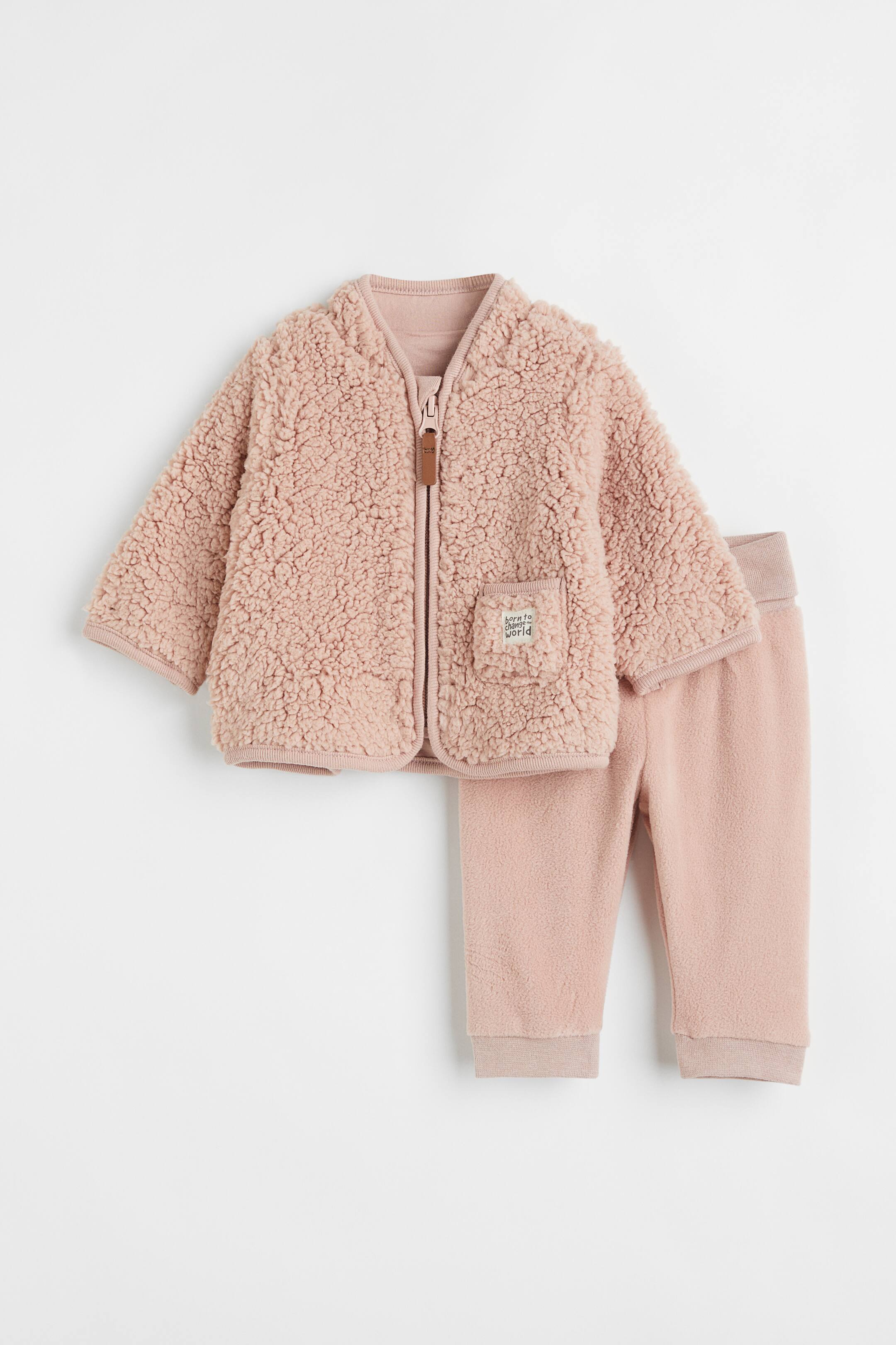 הצגת תמונה גדולה יותר: סט 2 חלקים - ורוד בהיר - Kids | H&M IL 1