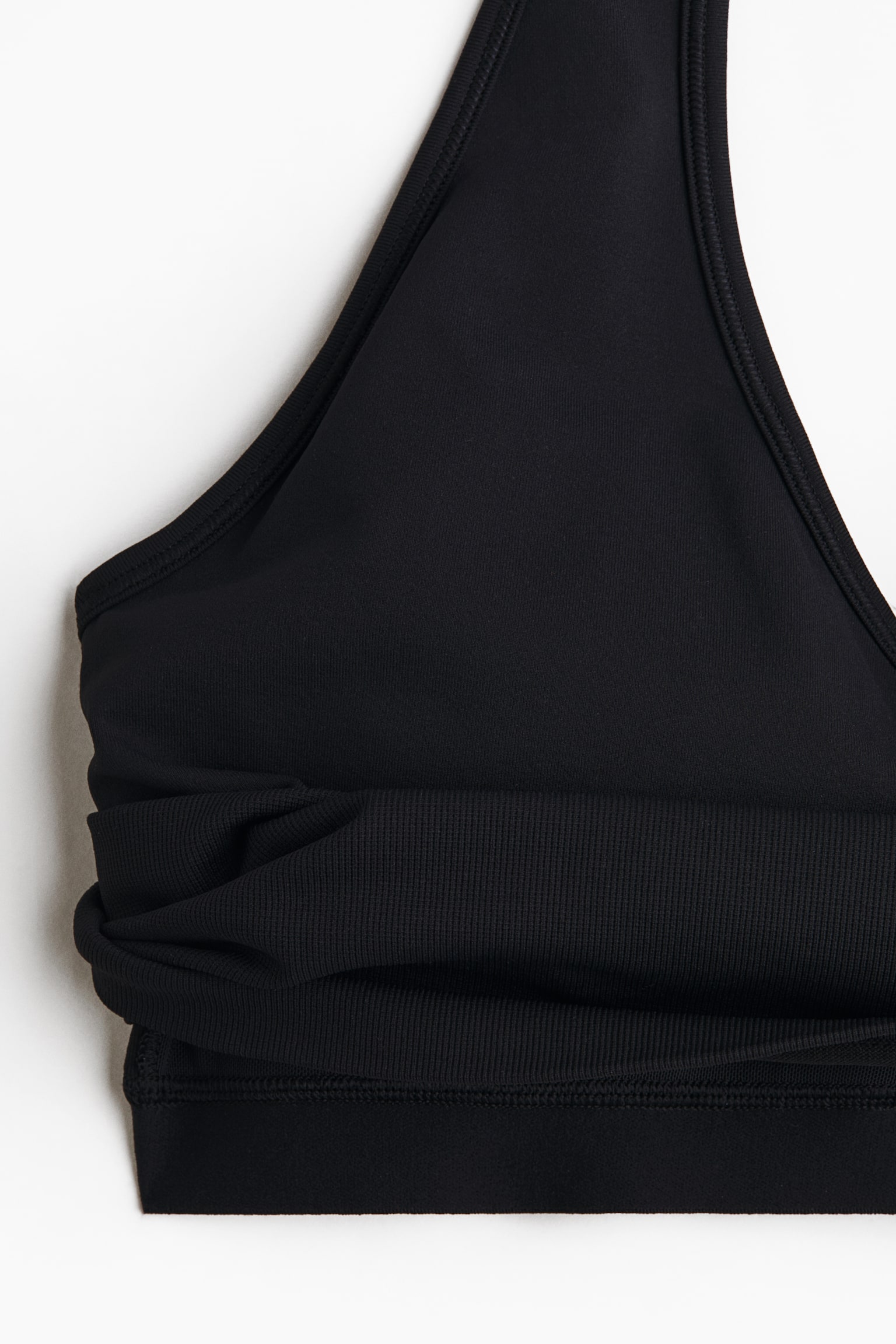 H&M Move Бра DryMove™ Sports, без швов — H&M, цвет: Чёрный — фото 8