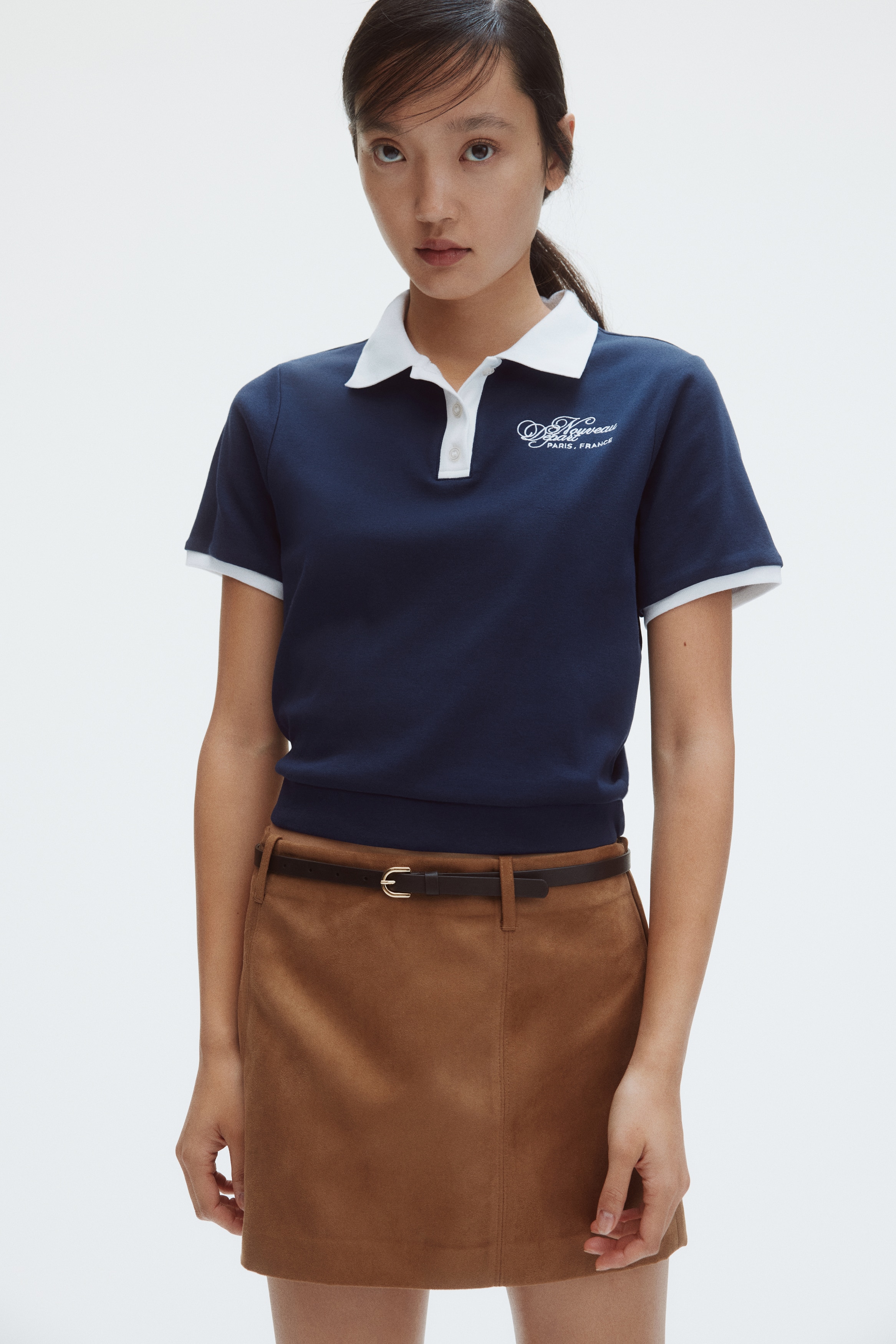 Cotton polo shirt