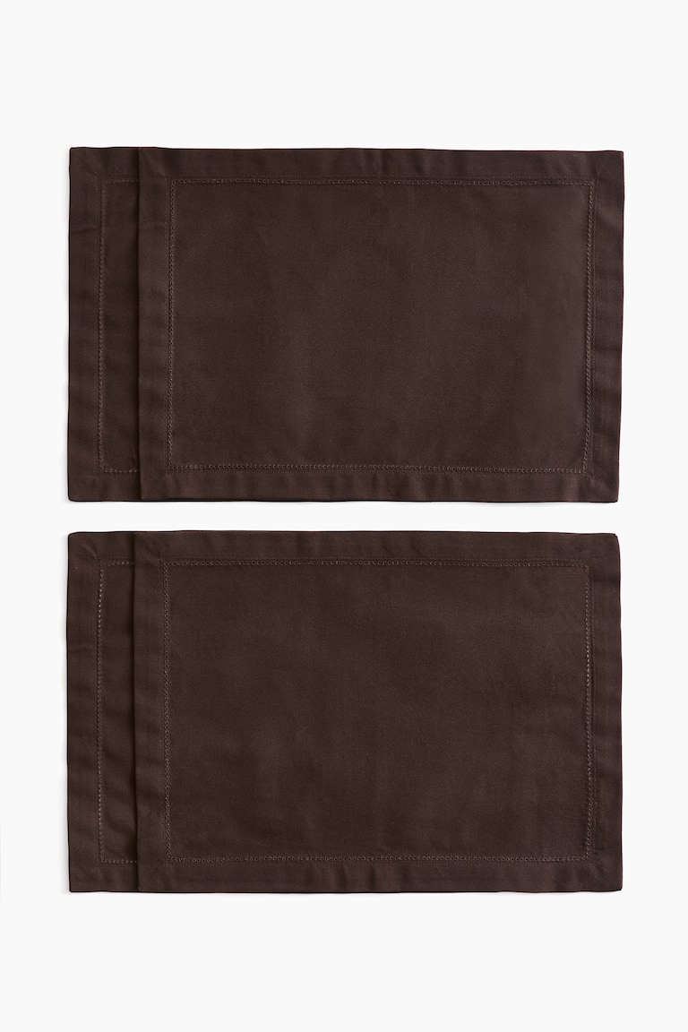 4-pack cotton place mats