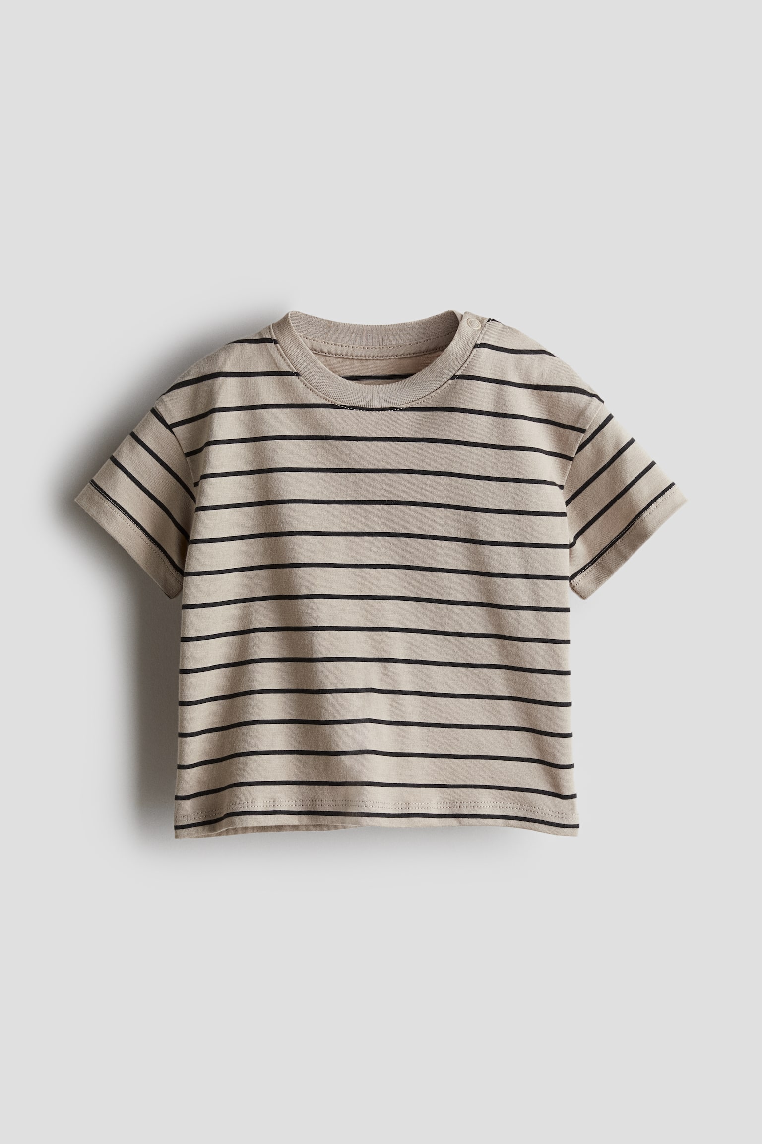 Cotton jersey T-shirt - Beige/Black-striped/Dark grey/Dinosaurs/Light beige/Grey/BRKLYN - 1