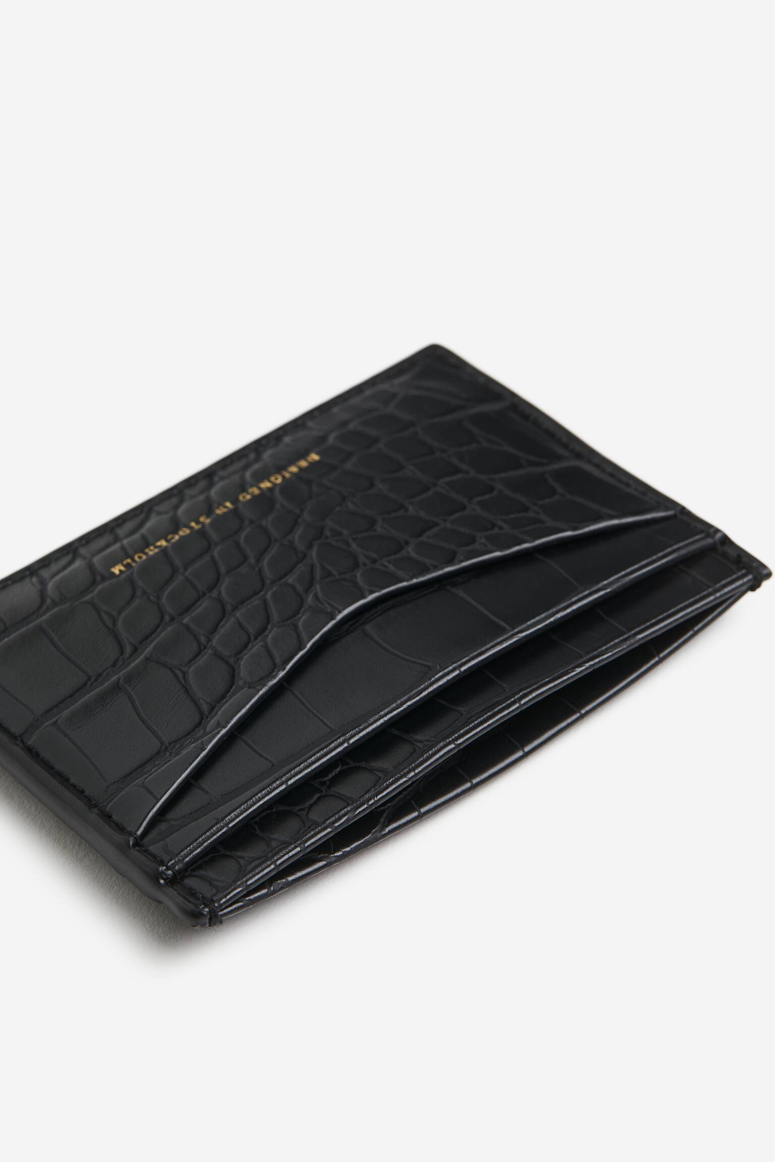 Card Holder - Black/Crocodile pattern/Brown/Snakeskin pattern/Black/Brown - 2