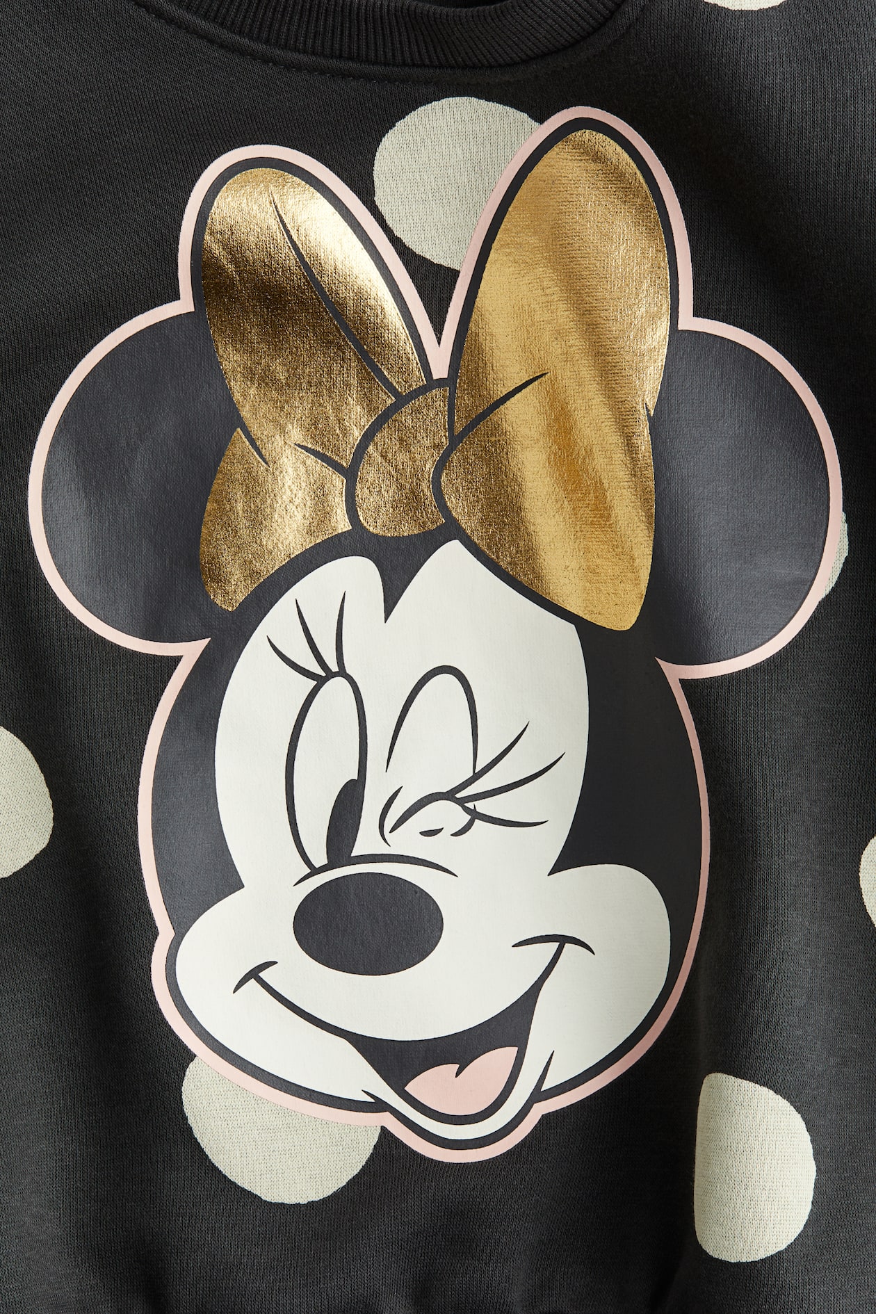 Sweatshirt with Motif - Black/Minnie Mouse - Kids | H&M US