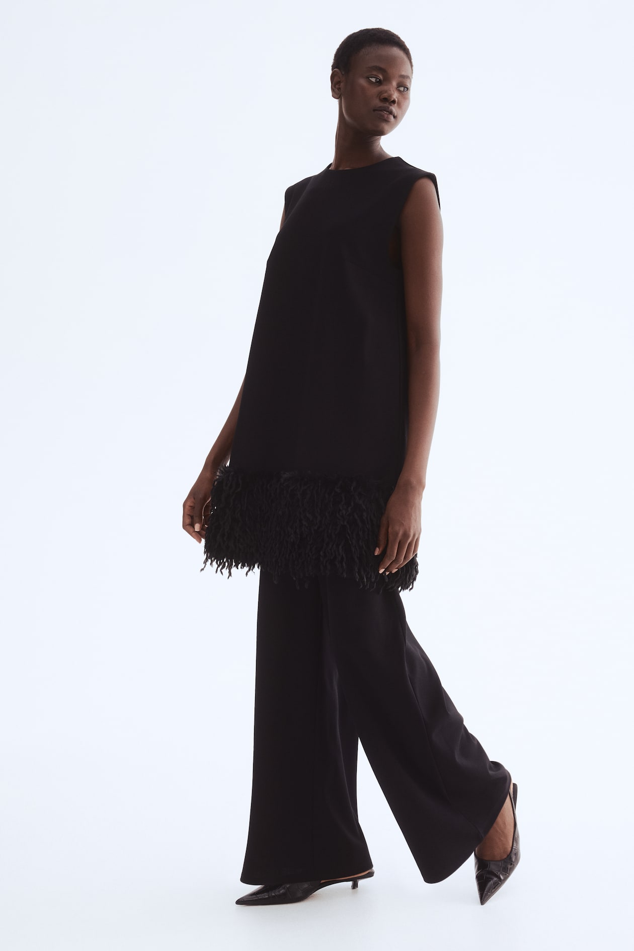 Wide-Leg Jersey Pants - image 3