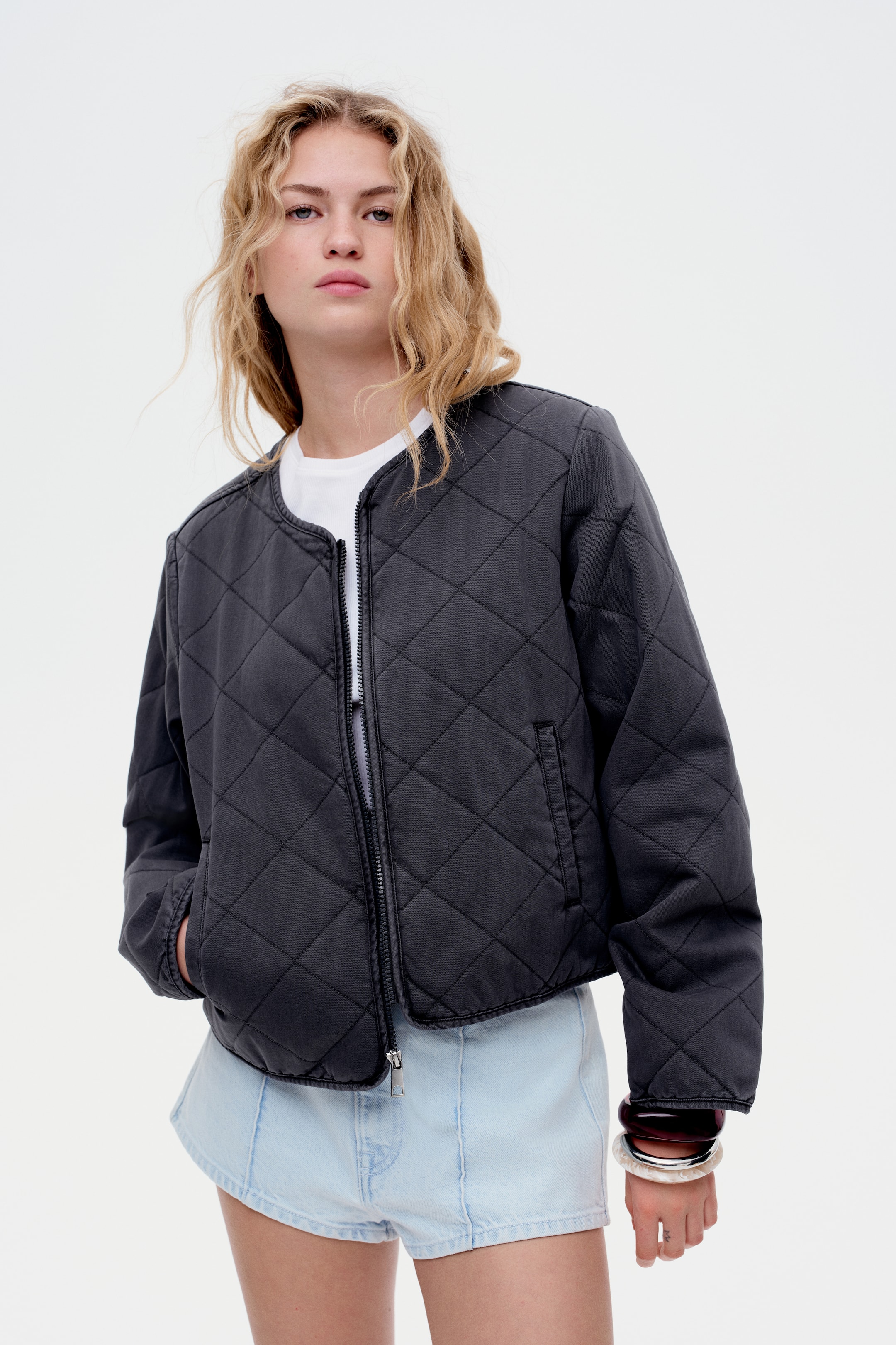 Quilted cotton jacket