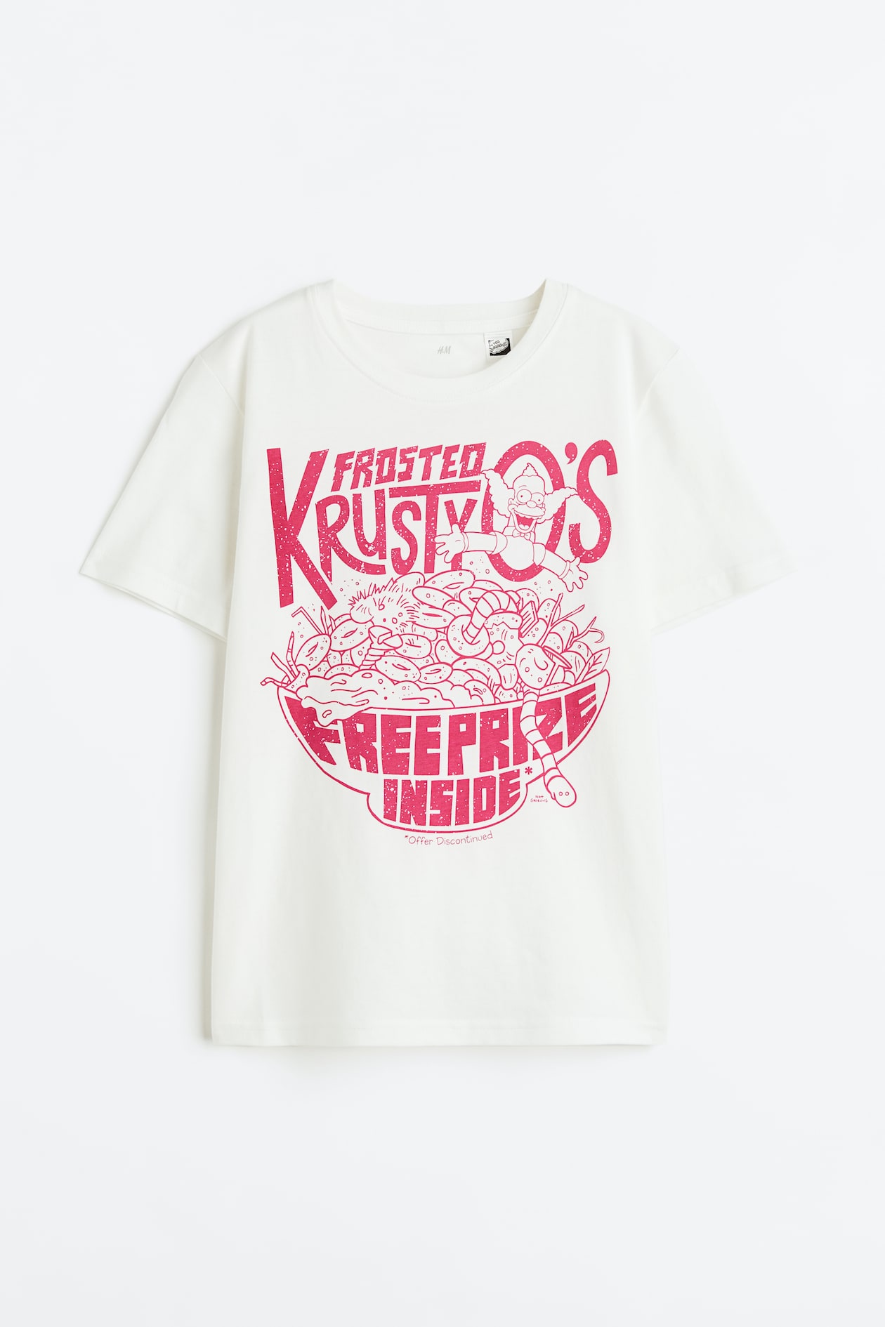 Printed T-shirt White/The Simpsons Kids H&M IN