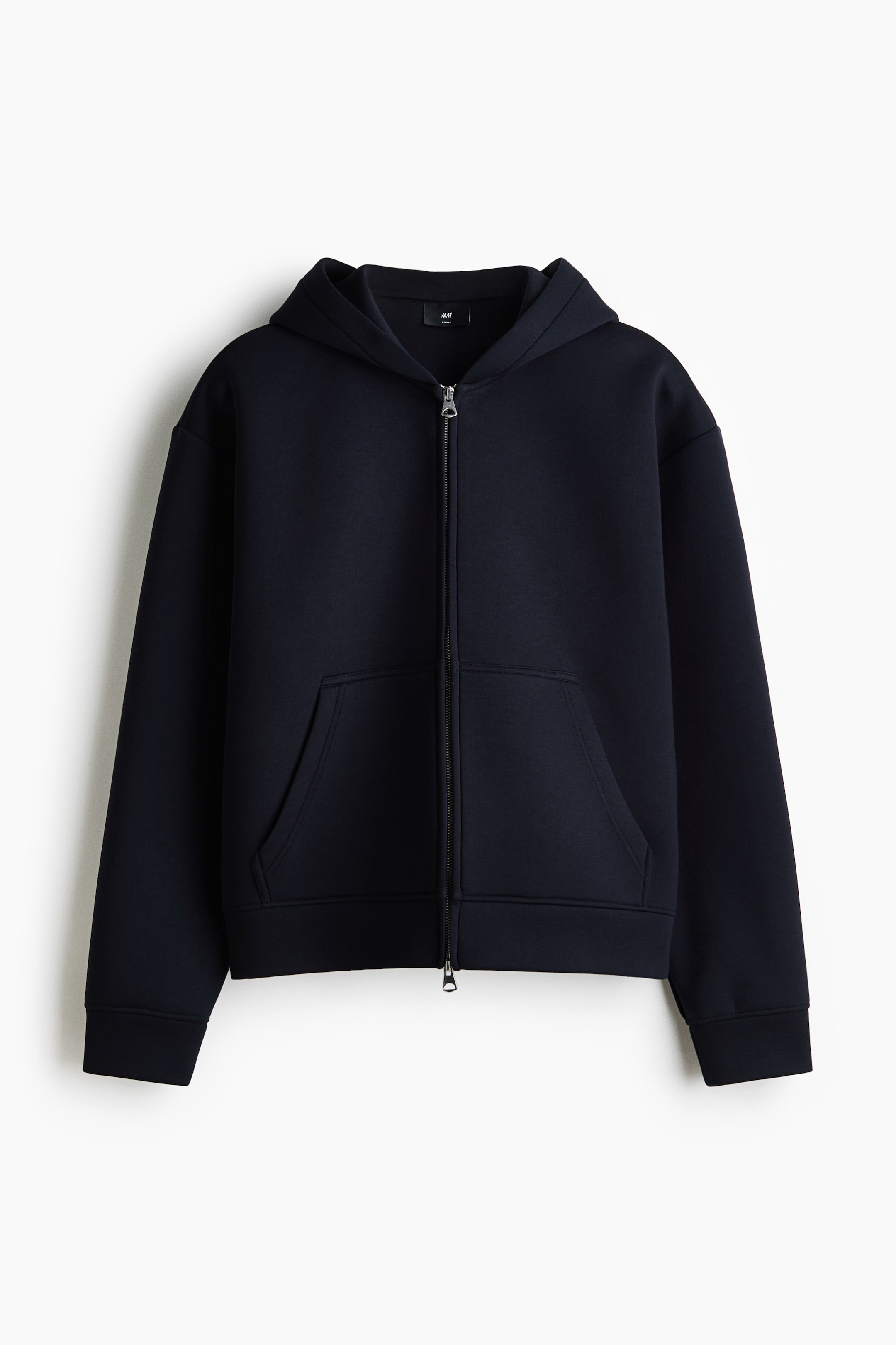 View larger image: Loose Fit Zip-through hoodie - Dark blue - Men | H&M IN 5