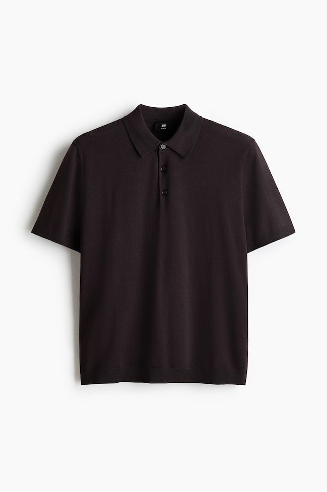 Regular-Fit Polo Shirt - Dark brown/Gray melange/Dark blue/striped/Cream/Light dusty blue - 1
