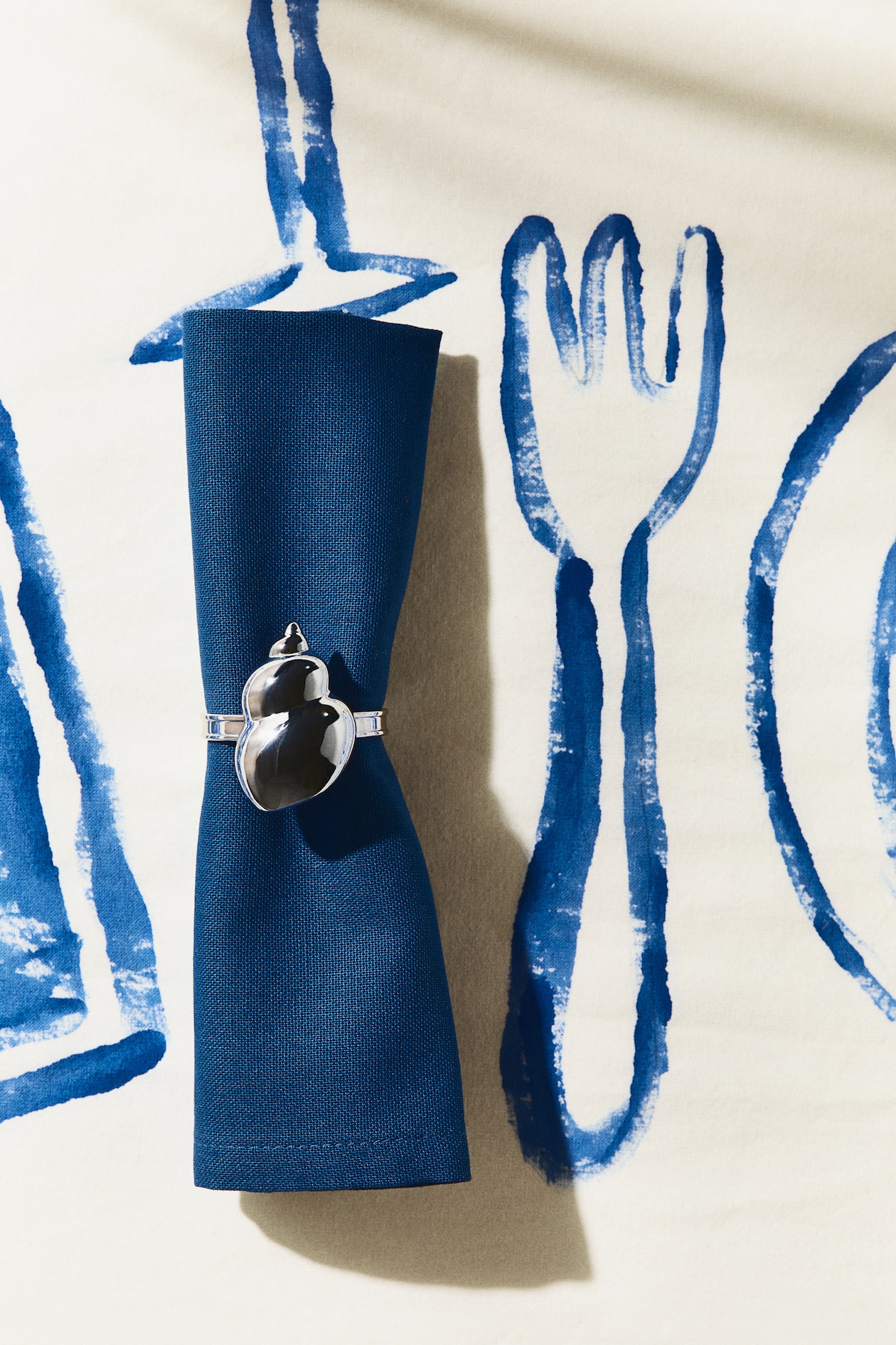 2pack cone shell napkin rings Silvercoloured Home All H&M GB