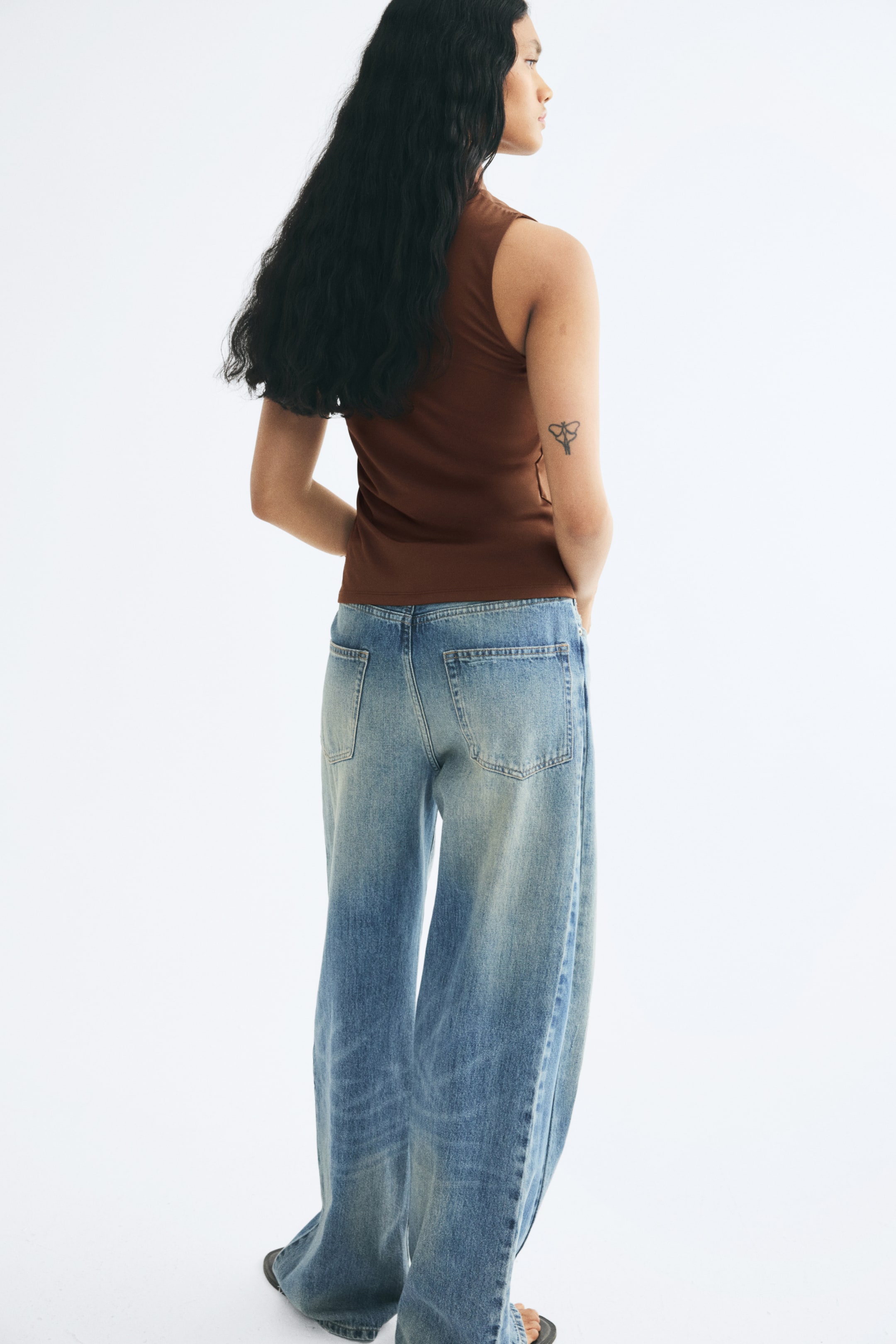 Draped Jersey Top