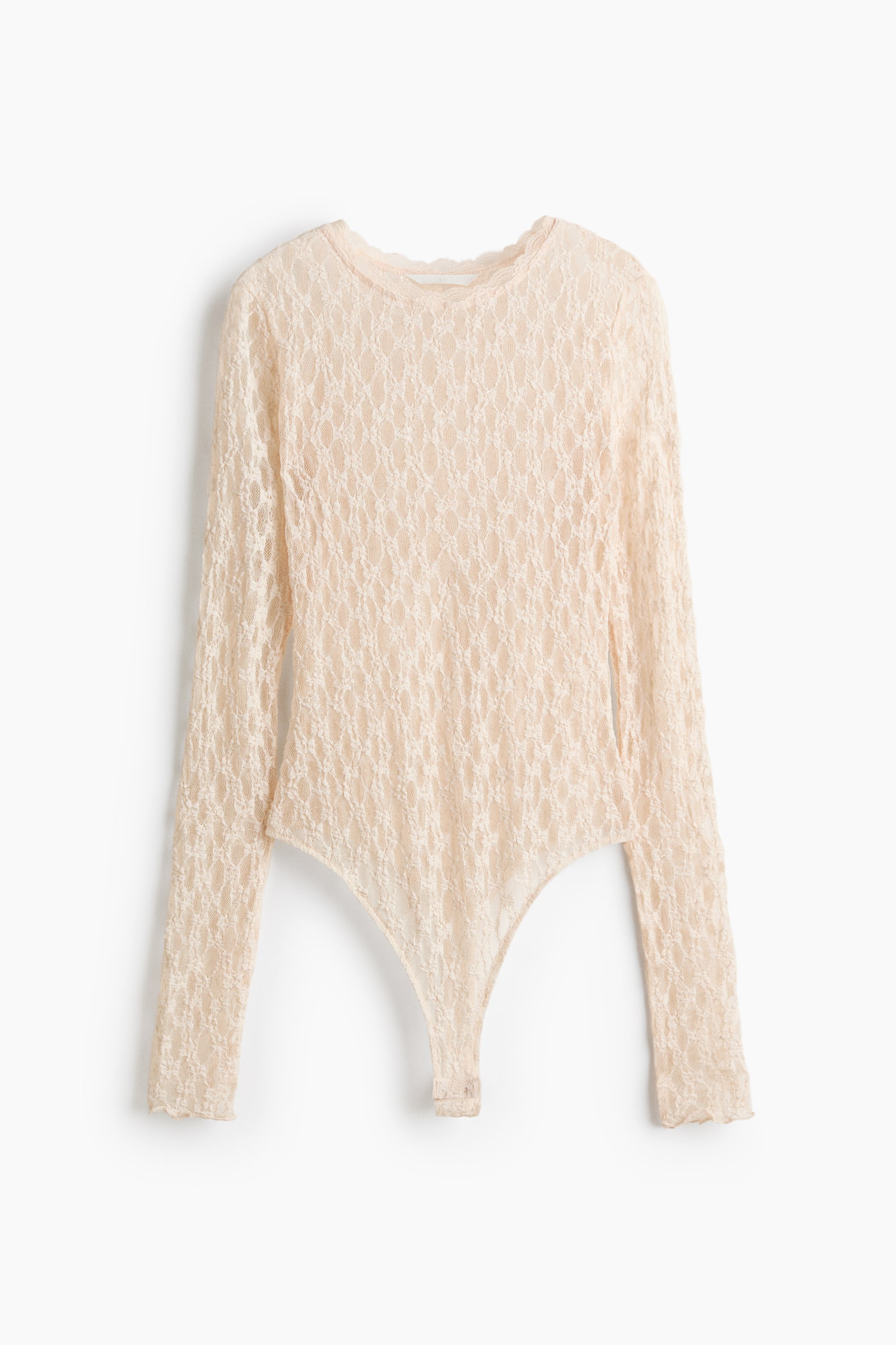 Lace-look thong body - 2
