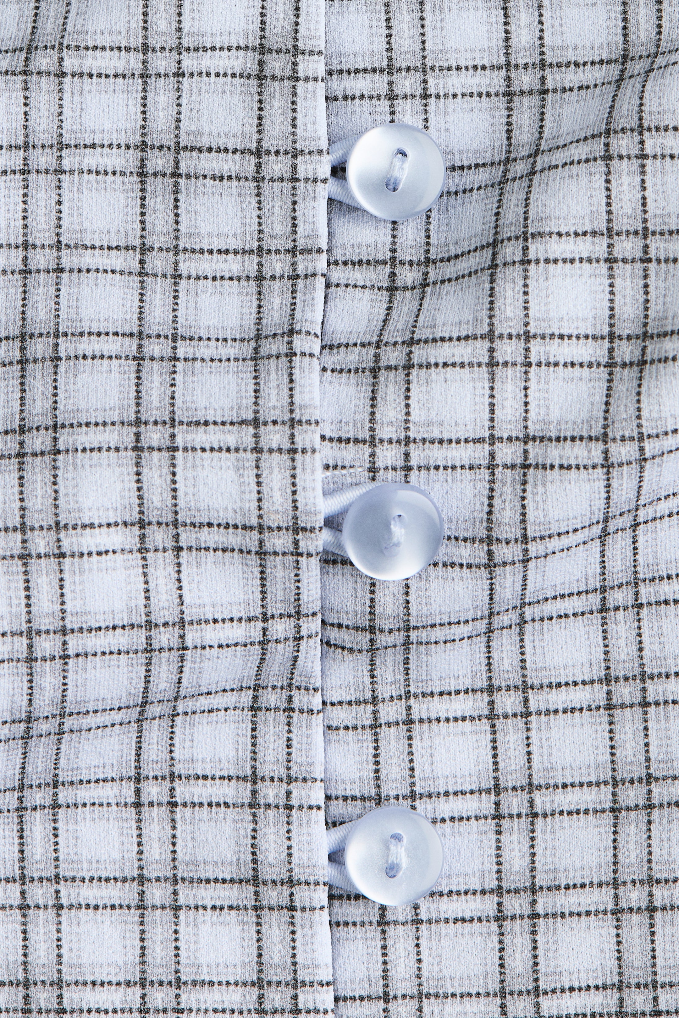 Женские топы H&M Button-Front Top with Collar — фото 5