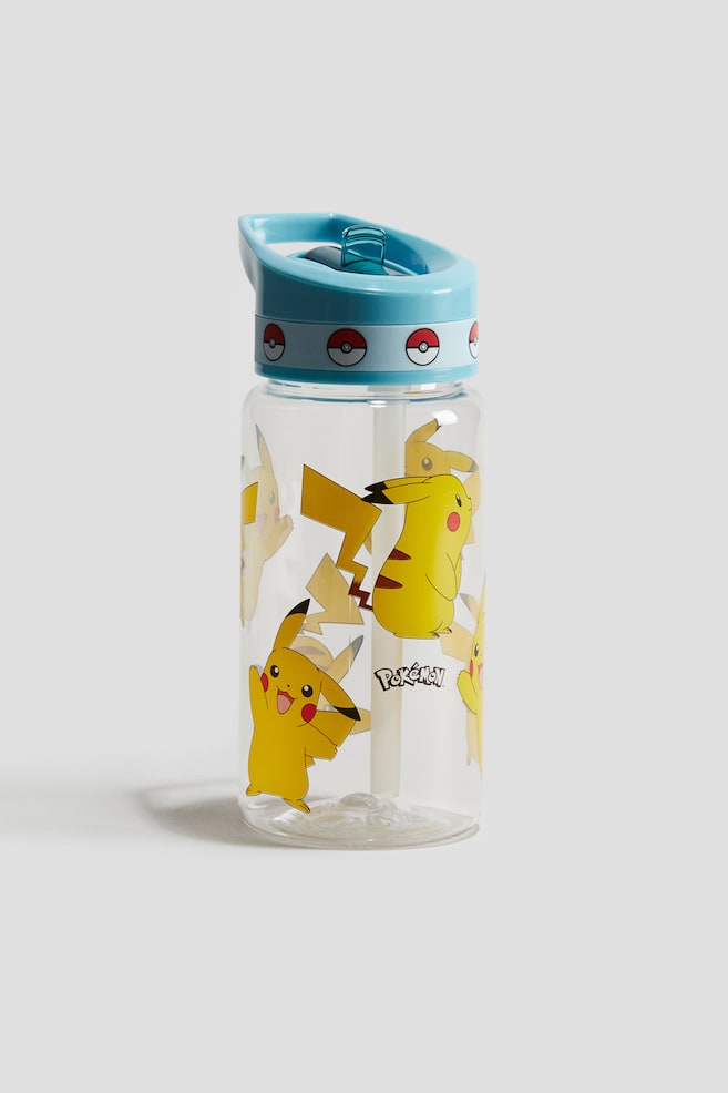 Printed water bottle - Light turquoise/Pokémon/Light turquoise/Jurassic World - 1