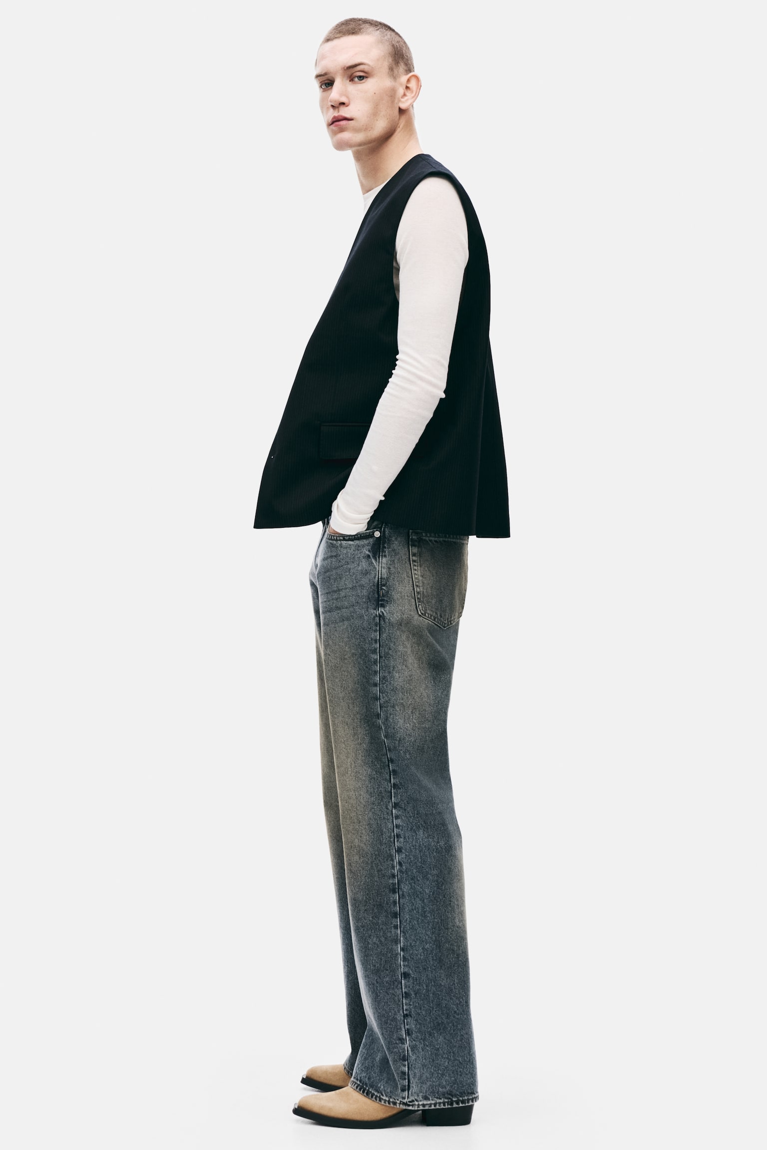 Relaxed Bootcut Jeans - Kot mavisi/Kot kahverengisi/Kot siyahı - 6