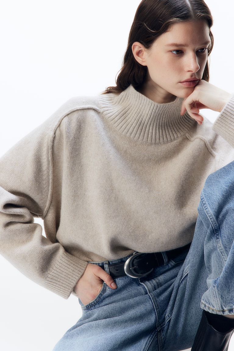 H&m Saco Cuello De Tortuga Suéter De Cuello Alto