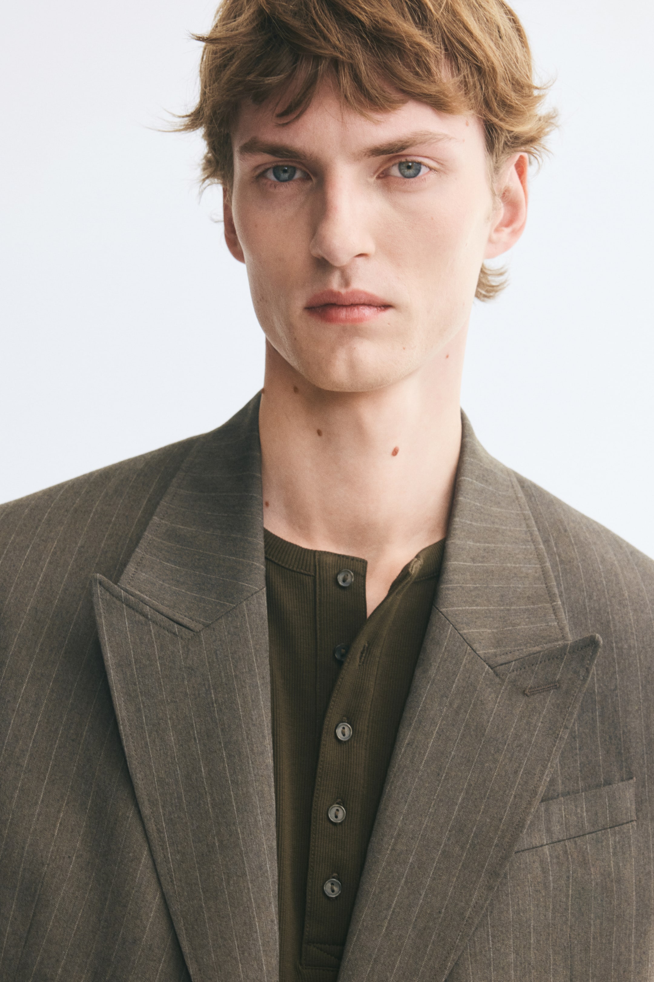 Relaxed-Fit Double-Breasted Jacket