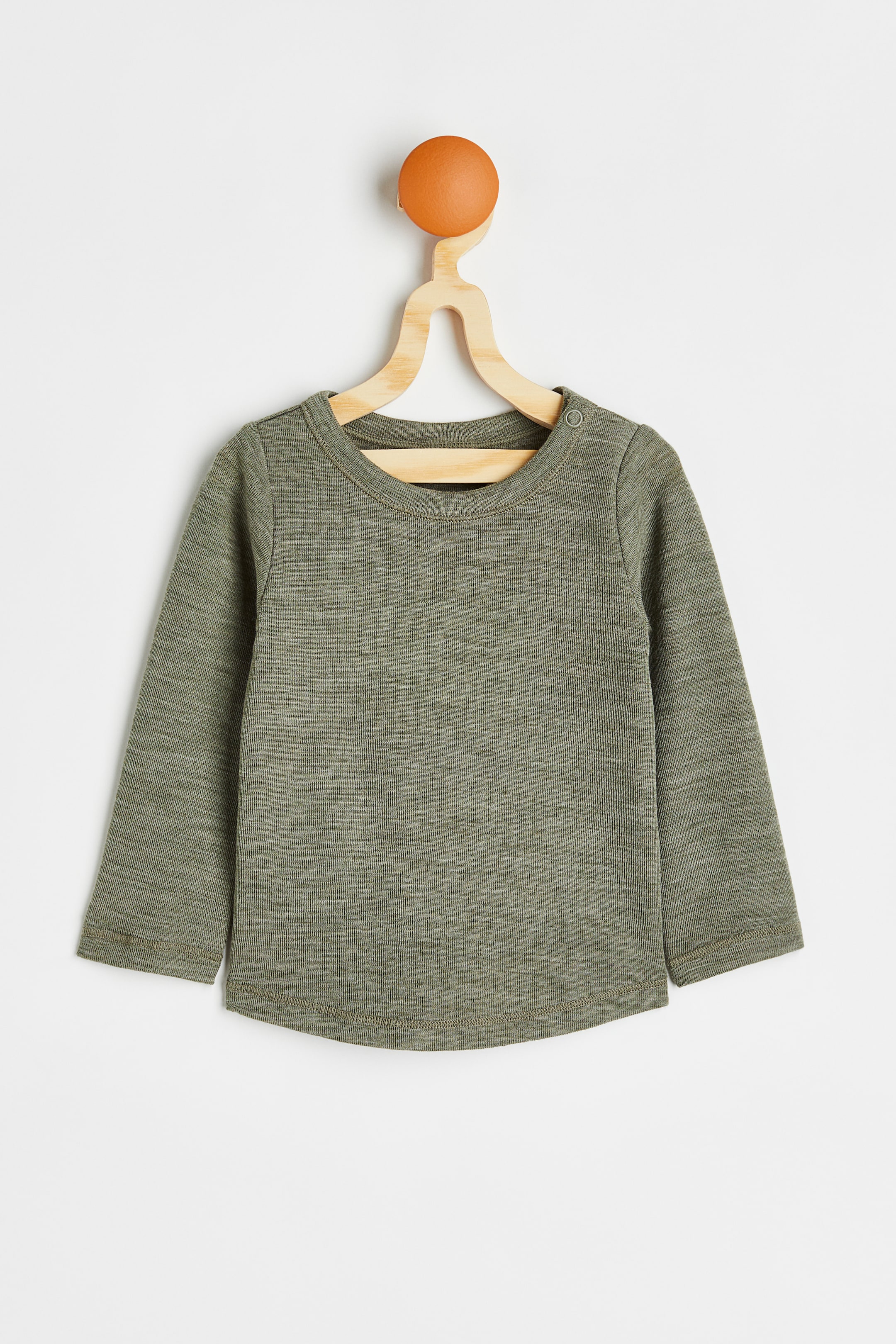 Long-sleeved Merino Wool Top