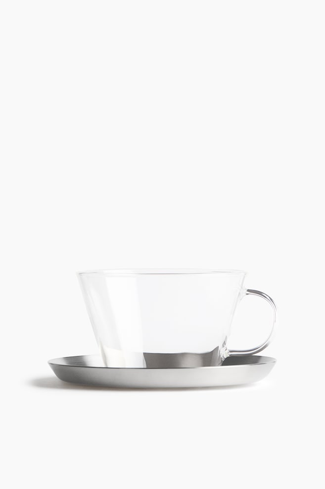 Coffee cup and saucer - Transparent - 1