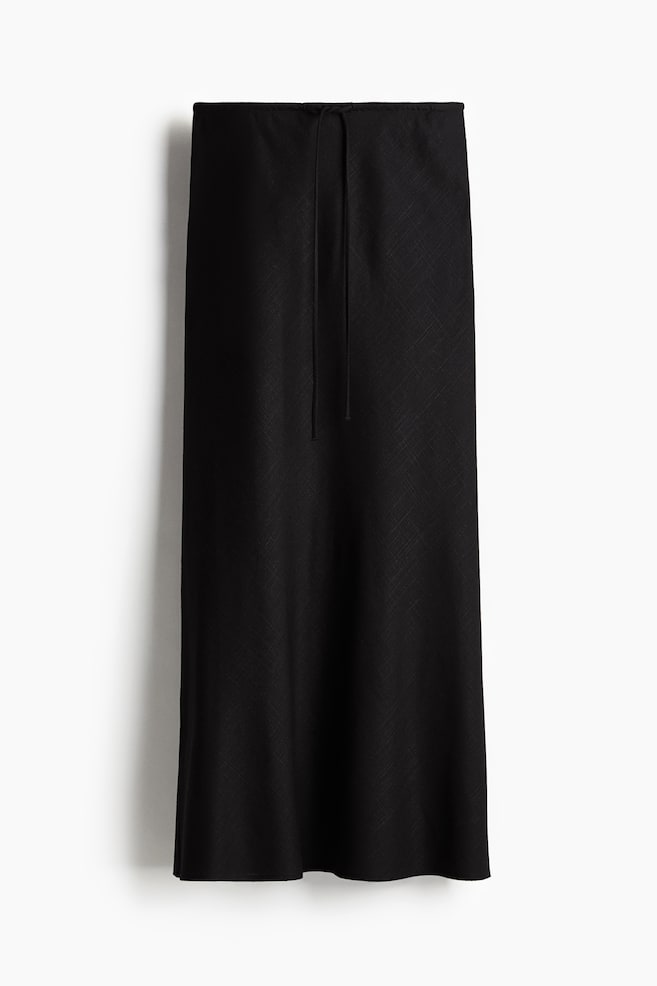 Maxi skirt - Black/White/Suns - 1