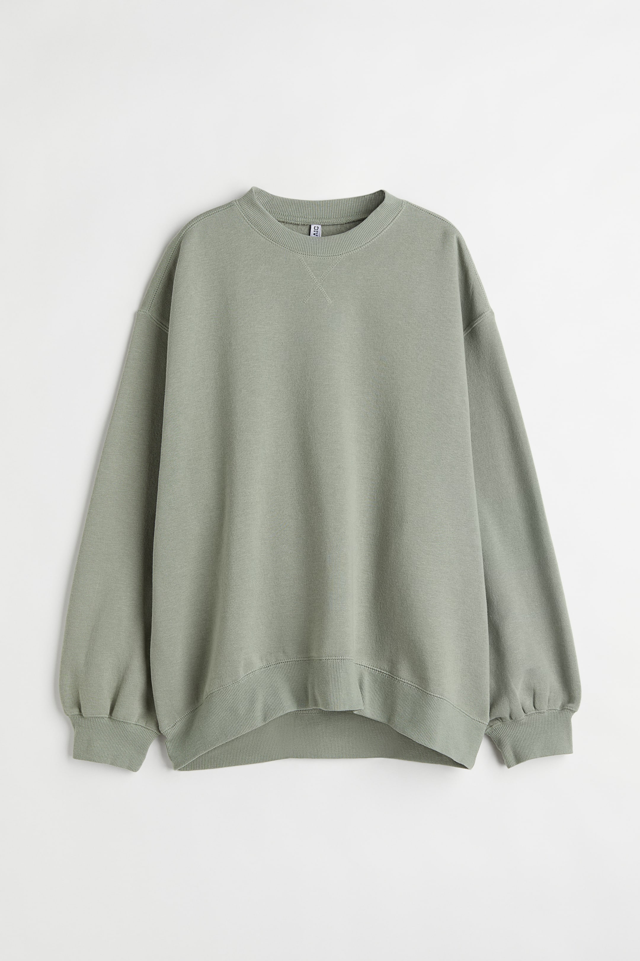 Oversized Sweatshirt - Sage green - Ladies | H&M US