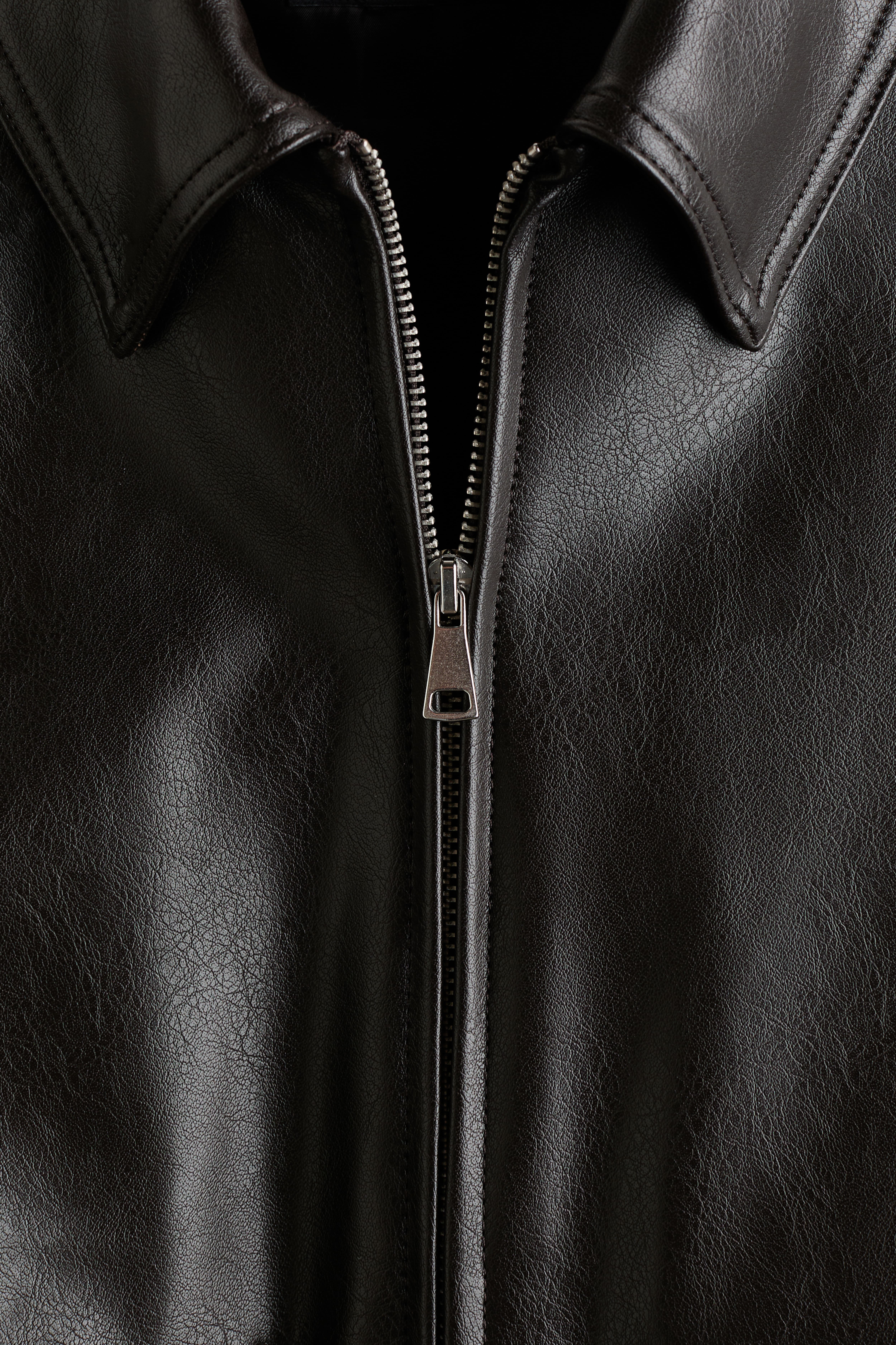 Coated Blouson Jacket
