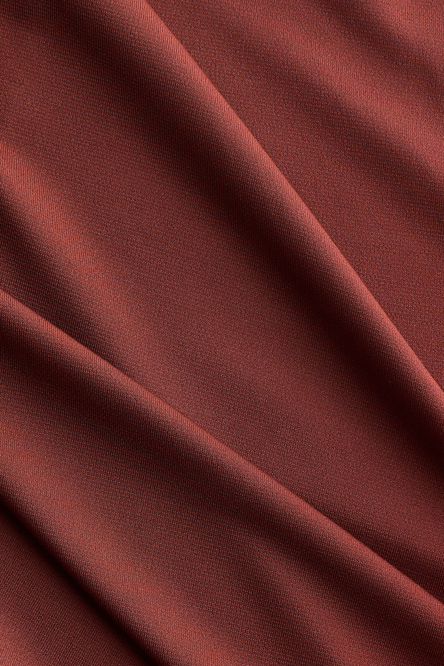 Top cape asymétrique - Rouge rouille - 5