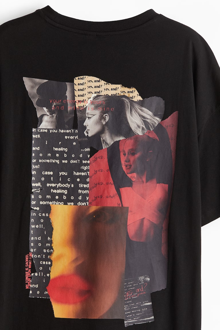 Playera oversized con diseño - Main Image