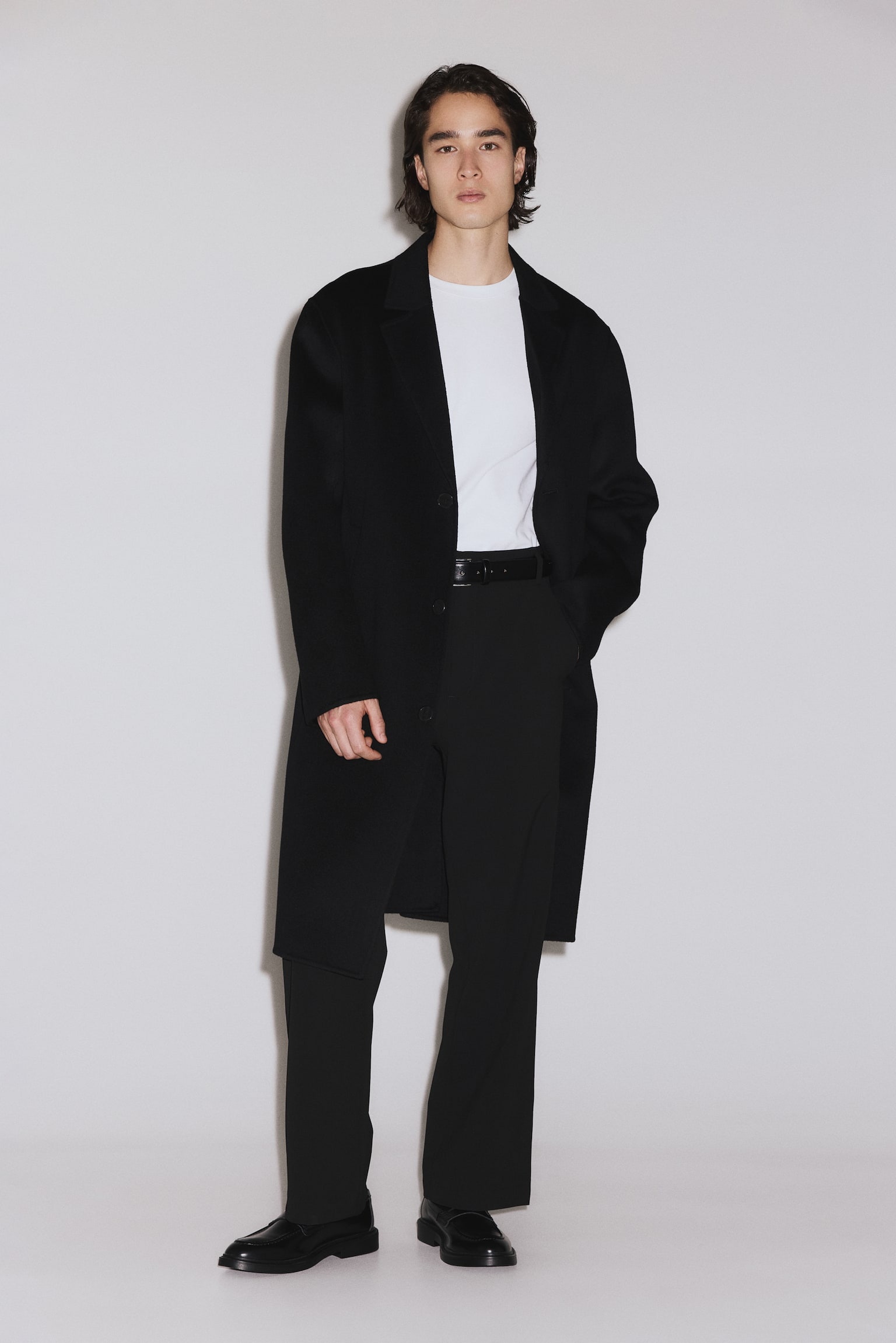 Čino pantalone Loose Fit Four-way Stretch - Crna/Bež - 9